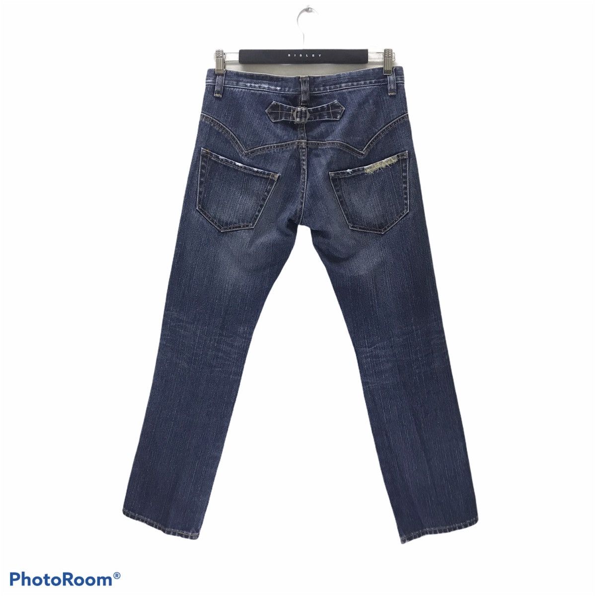 Issey Miyake Issey Miyake Sunao Kuwahara Distressed Denim Buckle Size US 32 / EU 48 - 2 Thumbnail