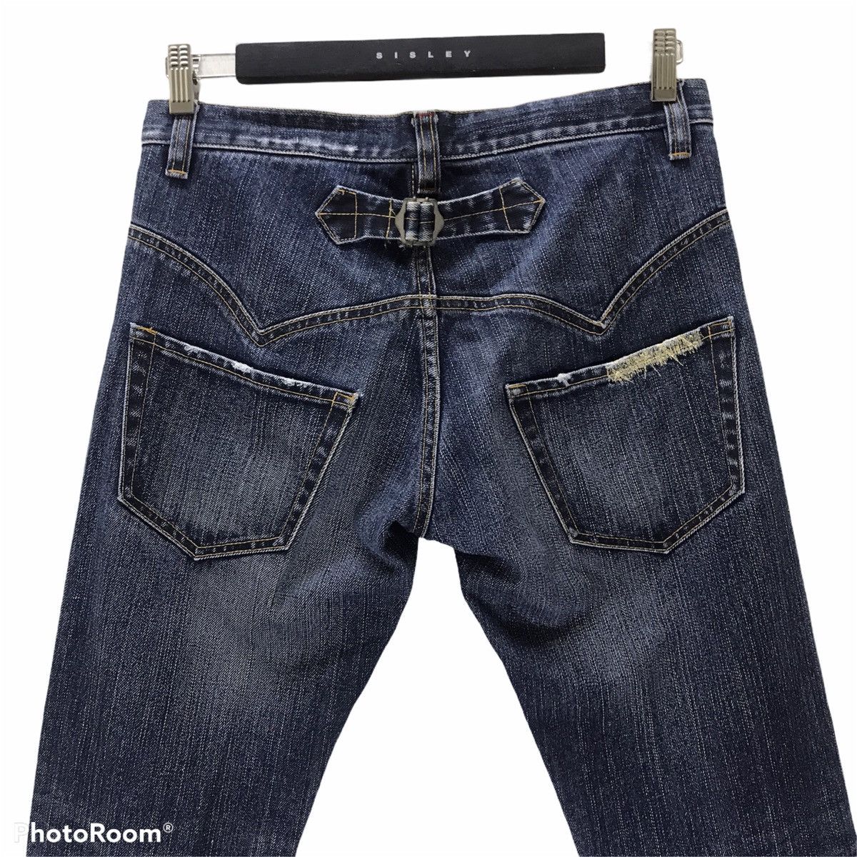 Issey Miyake Issey Miyake Sunao Kuwahara Distressed Denim Buckle Size US 32 / EU 48 - 11 Thumbnail