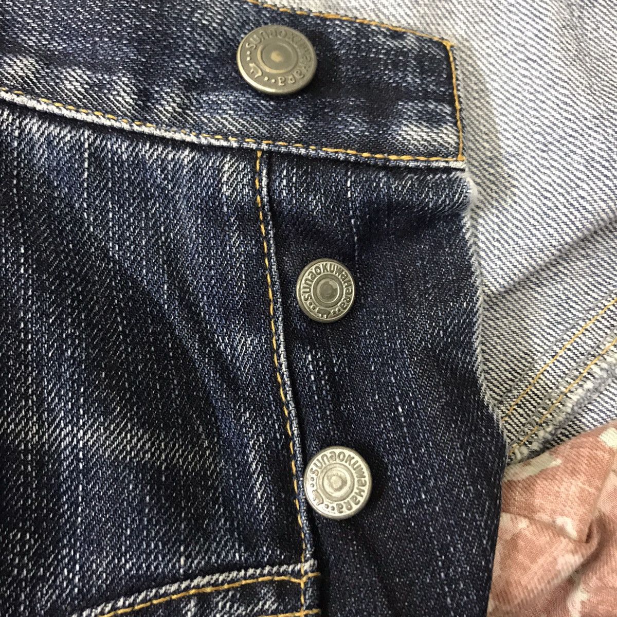 Issey Miyake Issey Miyake Sunao Kuwahara Distressed Denim Buckle Size US 32 / EU 48 - 19 Thumbnail