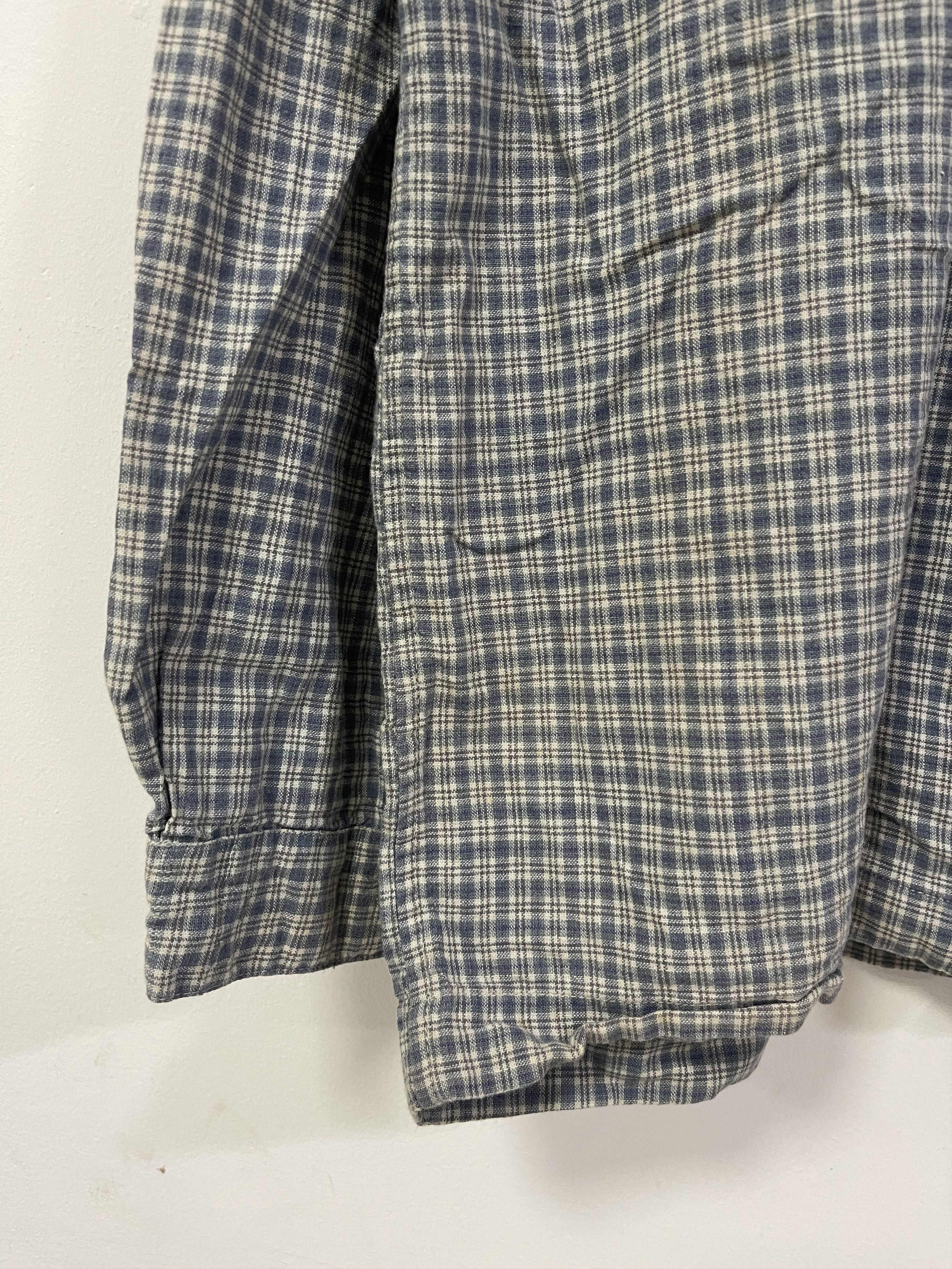 Japanese Brand × Vintage Vintage Bear Double Pocket Style Plaid Zip Up Distressed Size US L / EU 52-54 / 3 - 3 Thumbnail