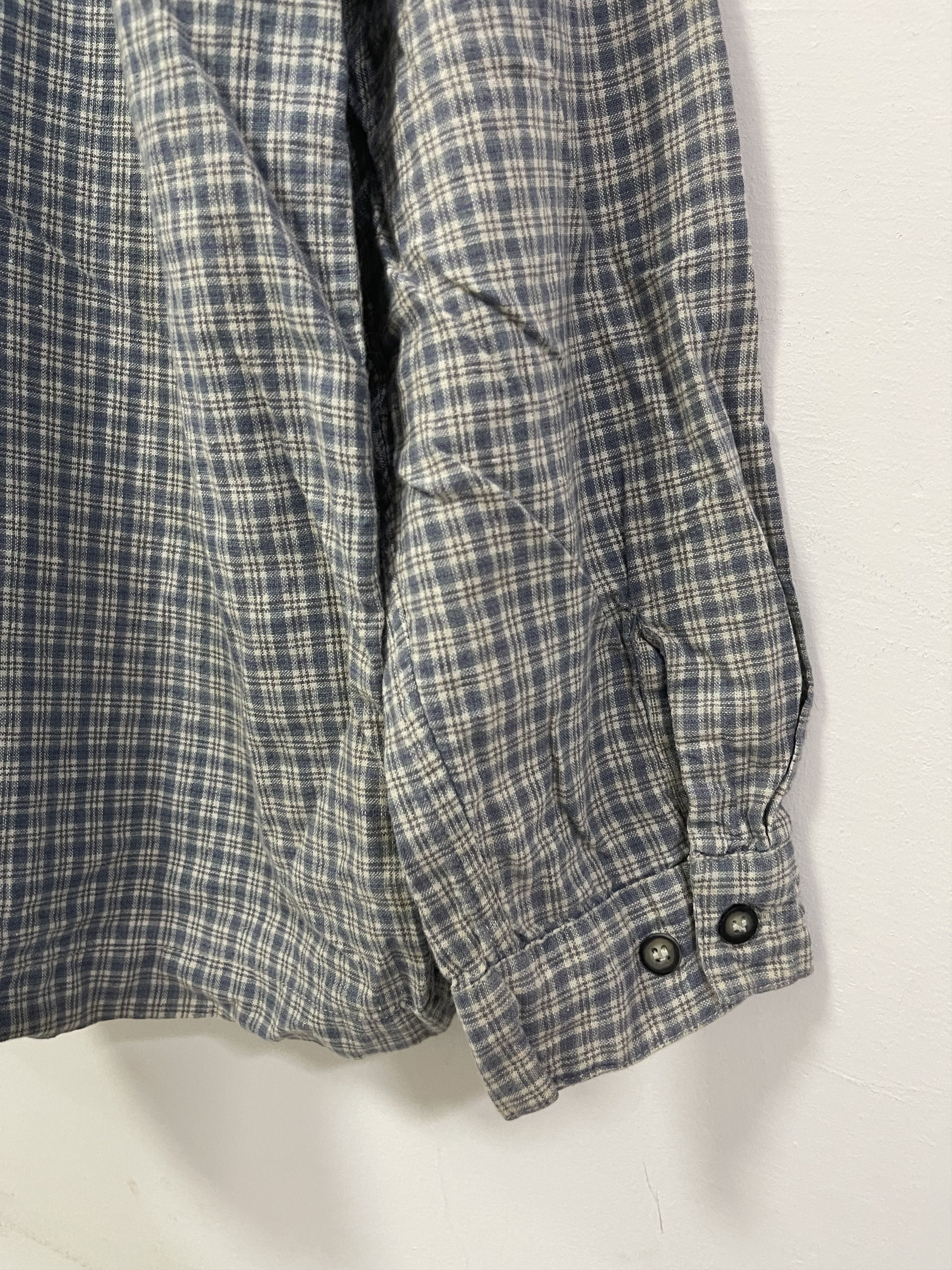 Japanese Brand × Vintage Vintage Bear Double Pocket Style Plaid Zip Up Distressed Size US L / EU 52-54 / 3 - 12 Thumbnail