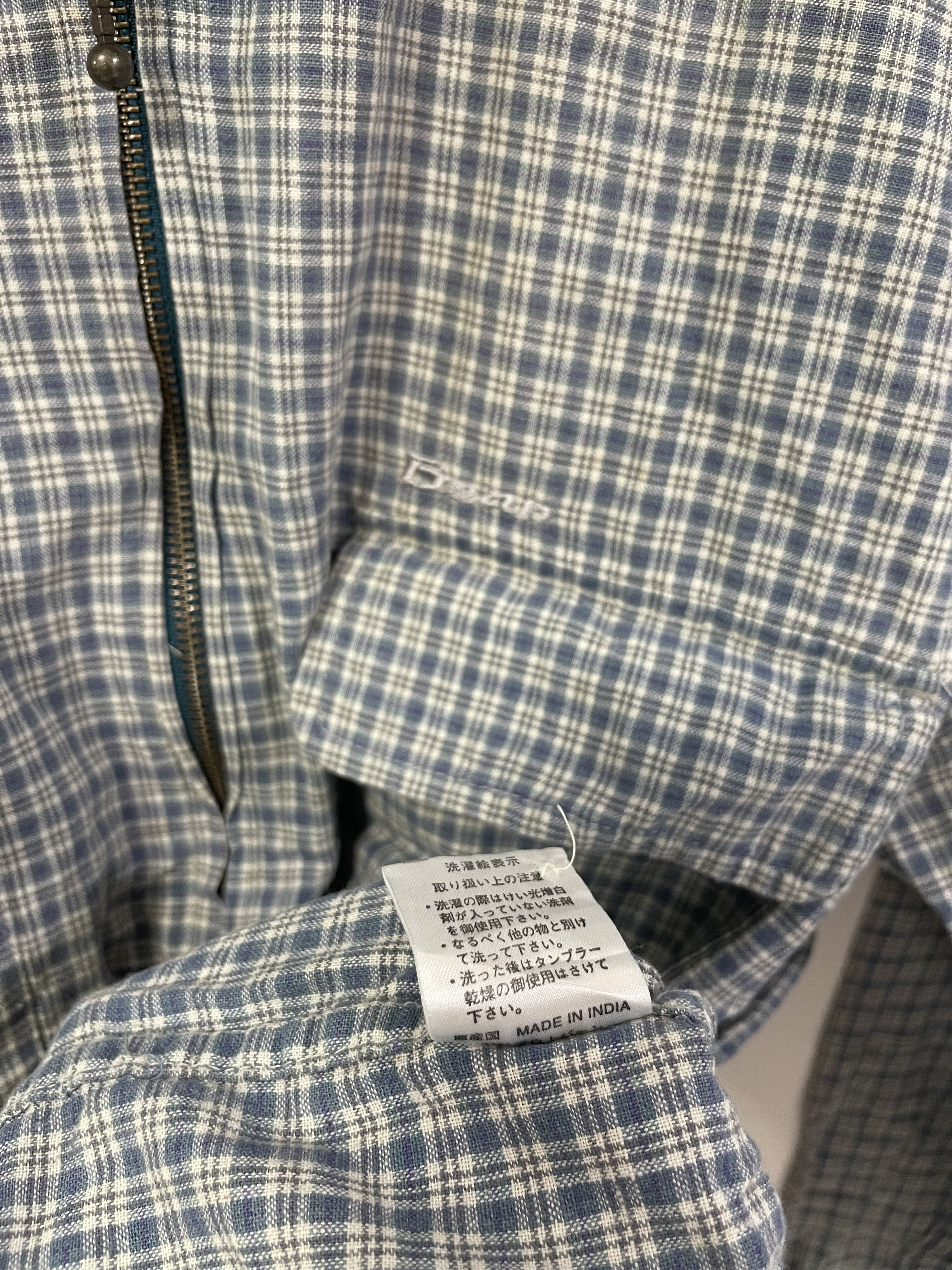 Japanese Brand × Vintage Vintage Bear Double Pocket Style Plaid Zip Up Distressed Size US L / EU 52-54 / 3 - 18 Thumbnail