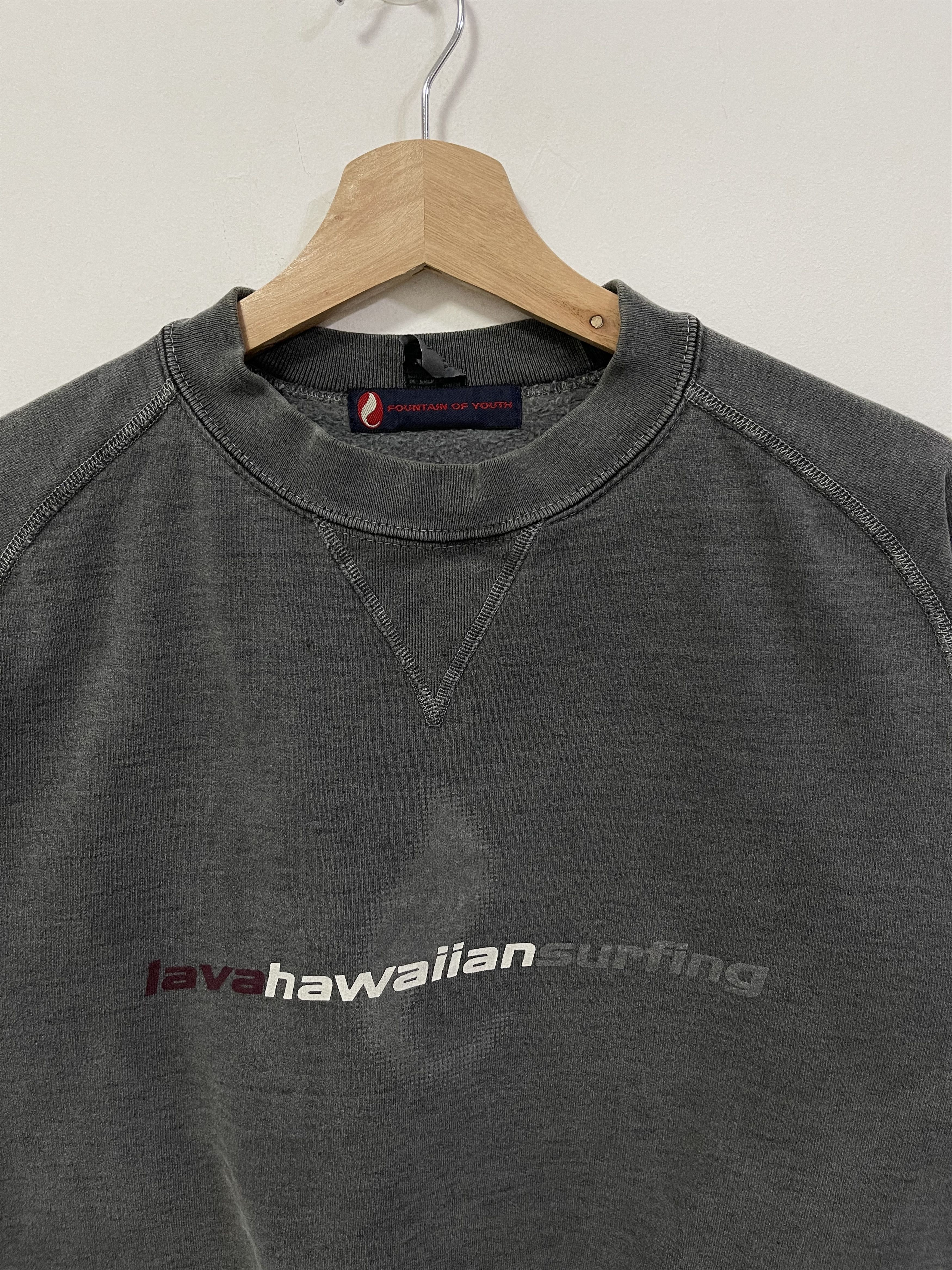 Vintage Vintage Lava Hawaiian Surfing Spellout Sweatshirt Size US S / EU 44-46 / 1 - 2 Thumbnail