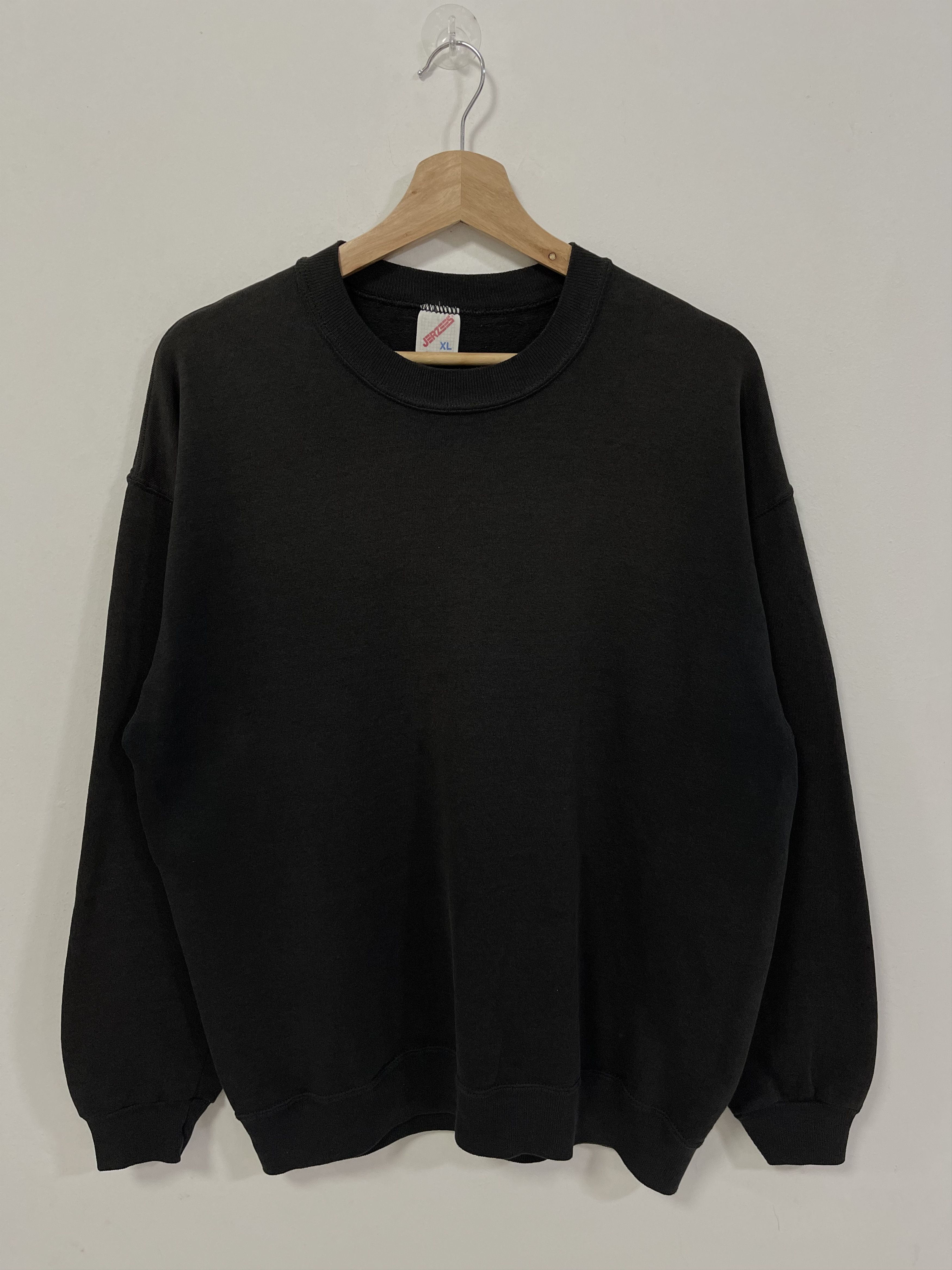Jerzees × Vintage Vintage 90s Jerzees Blank Crewneck Sweatshirt Size US M / EU 48-50 / 2 - 1 Thumbnail