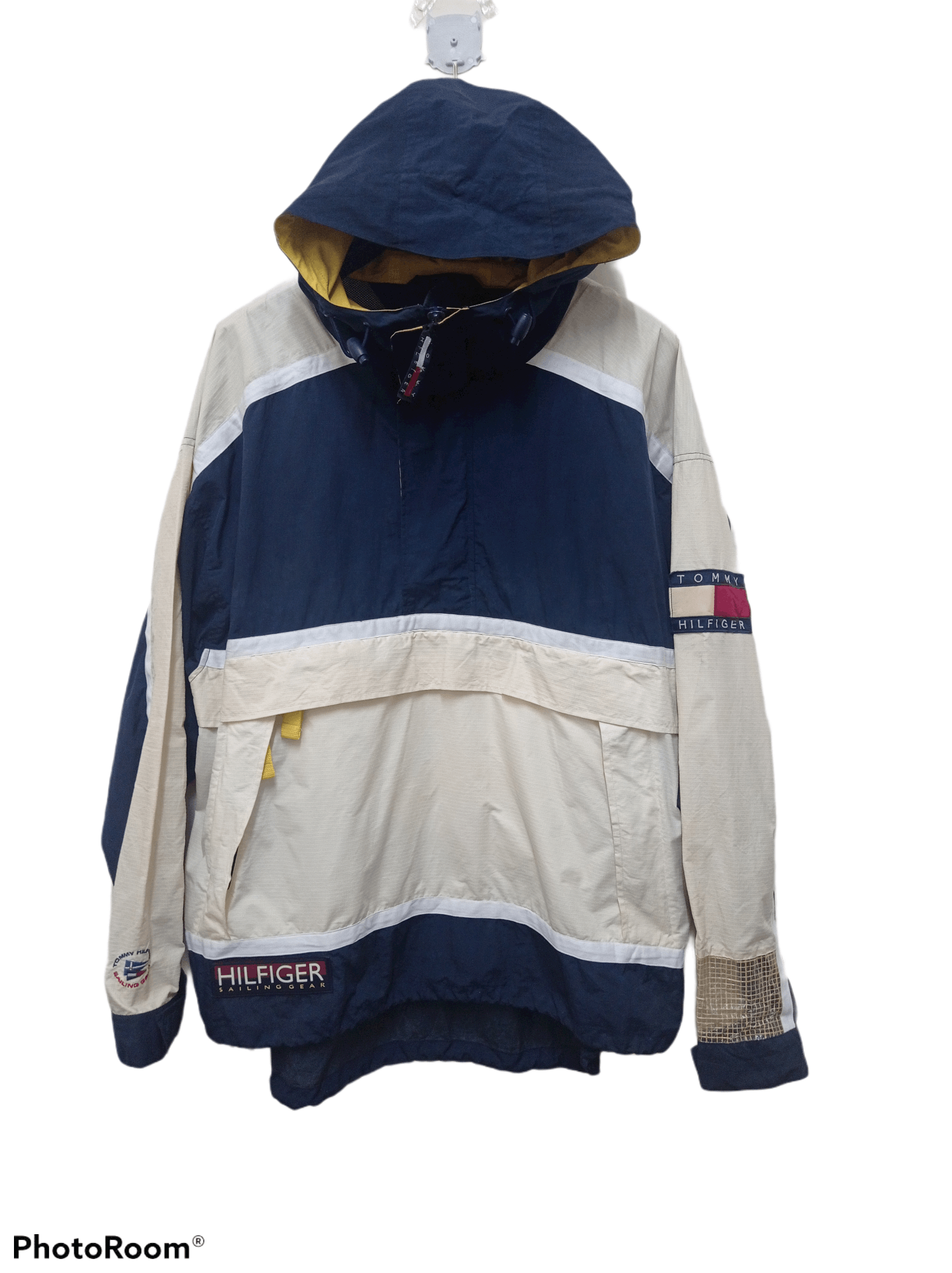 Tommy Hilfiger Vintage 90's Tommy Hilfiger Sailing Gear Jacket Flip Bag Size US XL / EU 56 / 4 - 3 Thumbnail