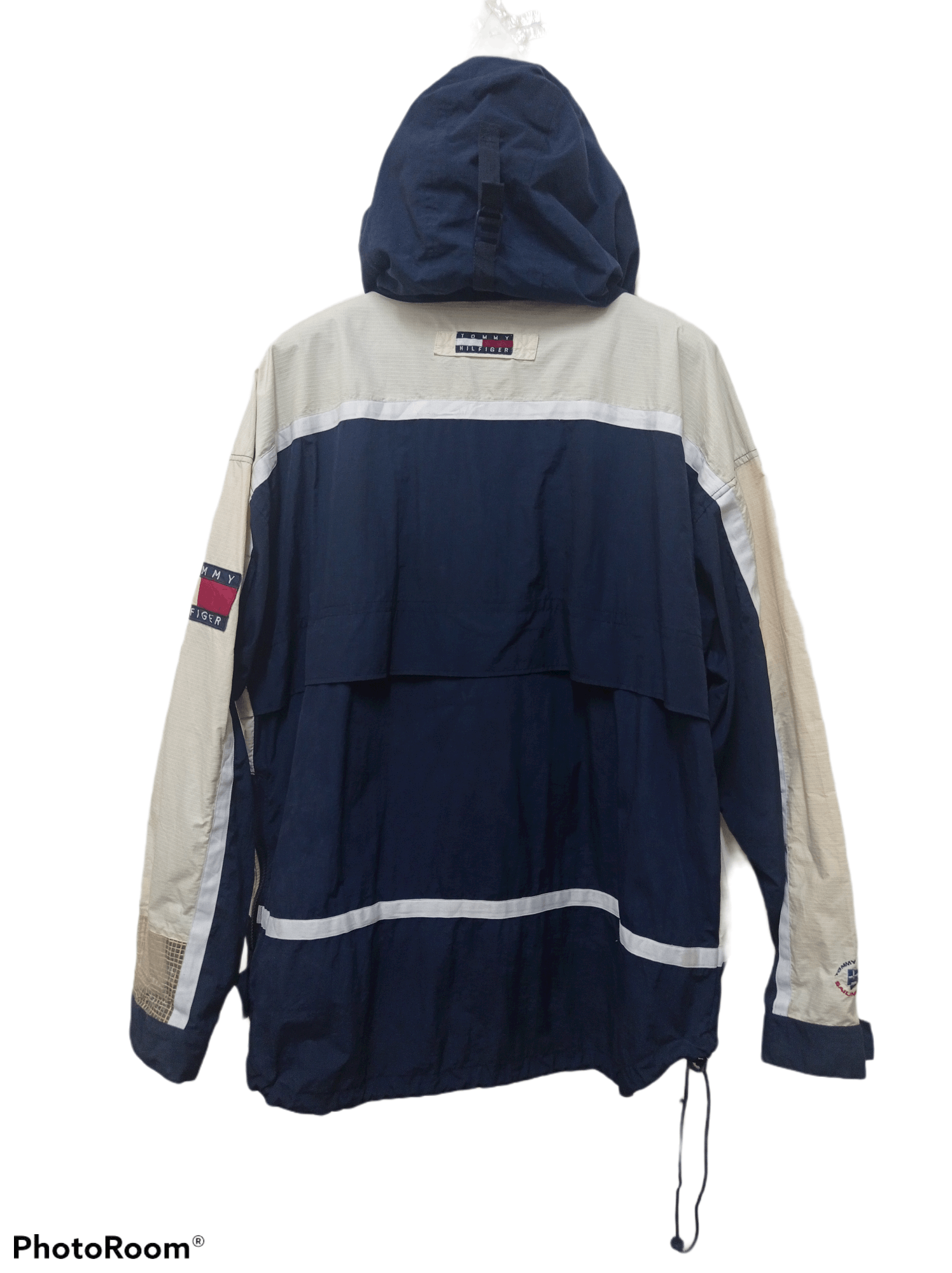 Tommy Hilfiger Vintage 90's Tommy Hilfiger Sailing Gear Jacket Flip Bag Size US XL / EU 56 / 4 - 4 Thumbnail