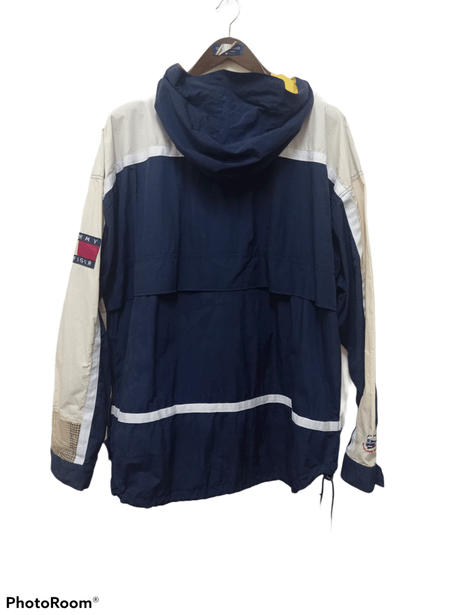 Tommy Hilfiger Vintage 90's Tommy Hilfiger Sailing Gear Jacket Flip Bag Size US XL / EU 56 / 4 - 2 Thumbnail