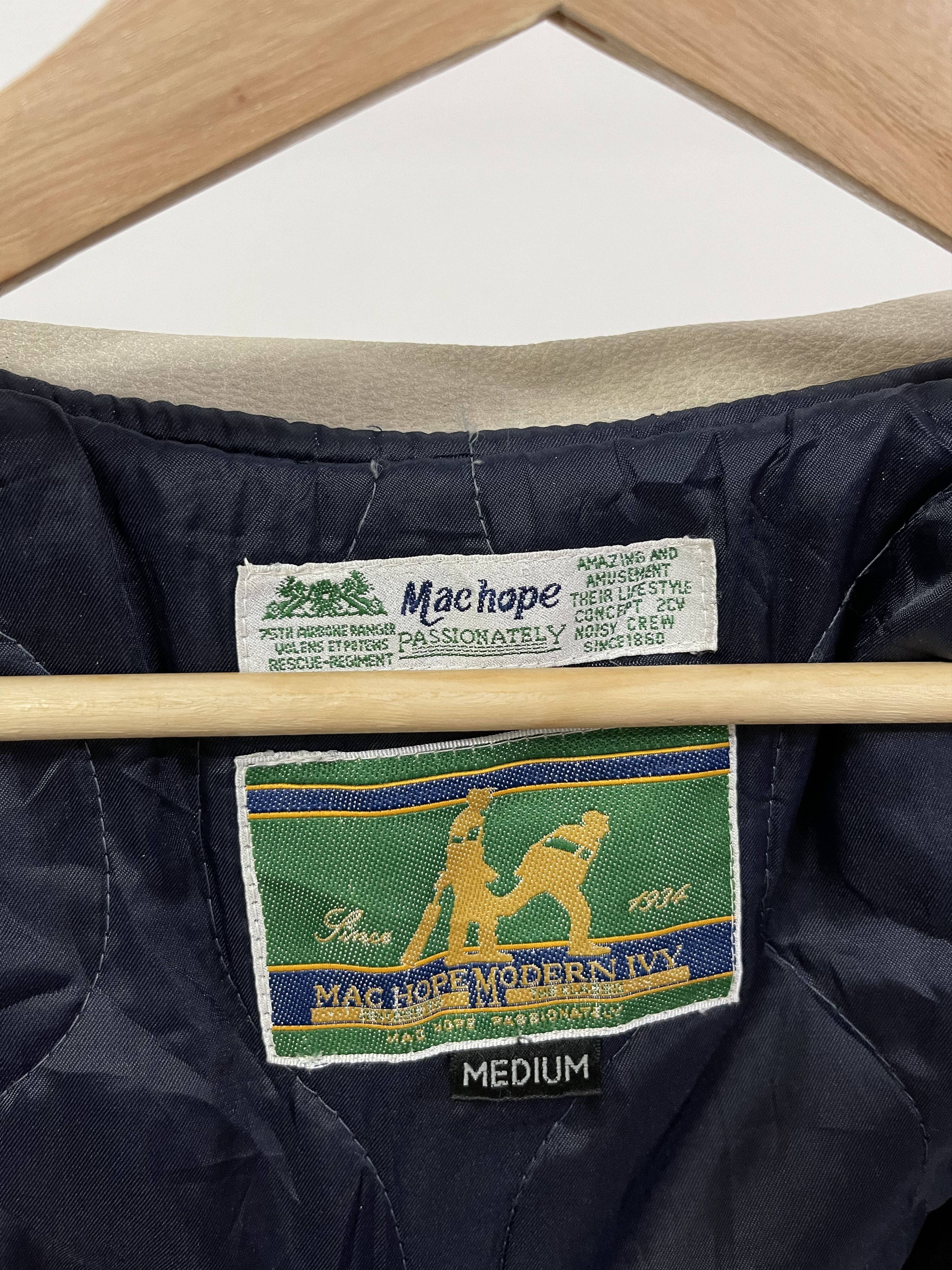 Leather Vintage Machope Modern Ivy Letterman Wool Varsity Jacket Size US M / EU 48-50 / 2 - 14 Thumbnail