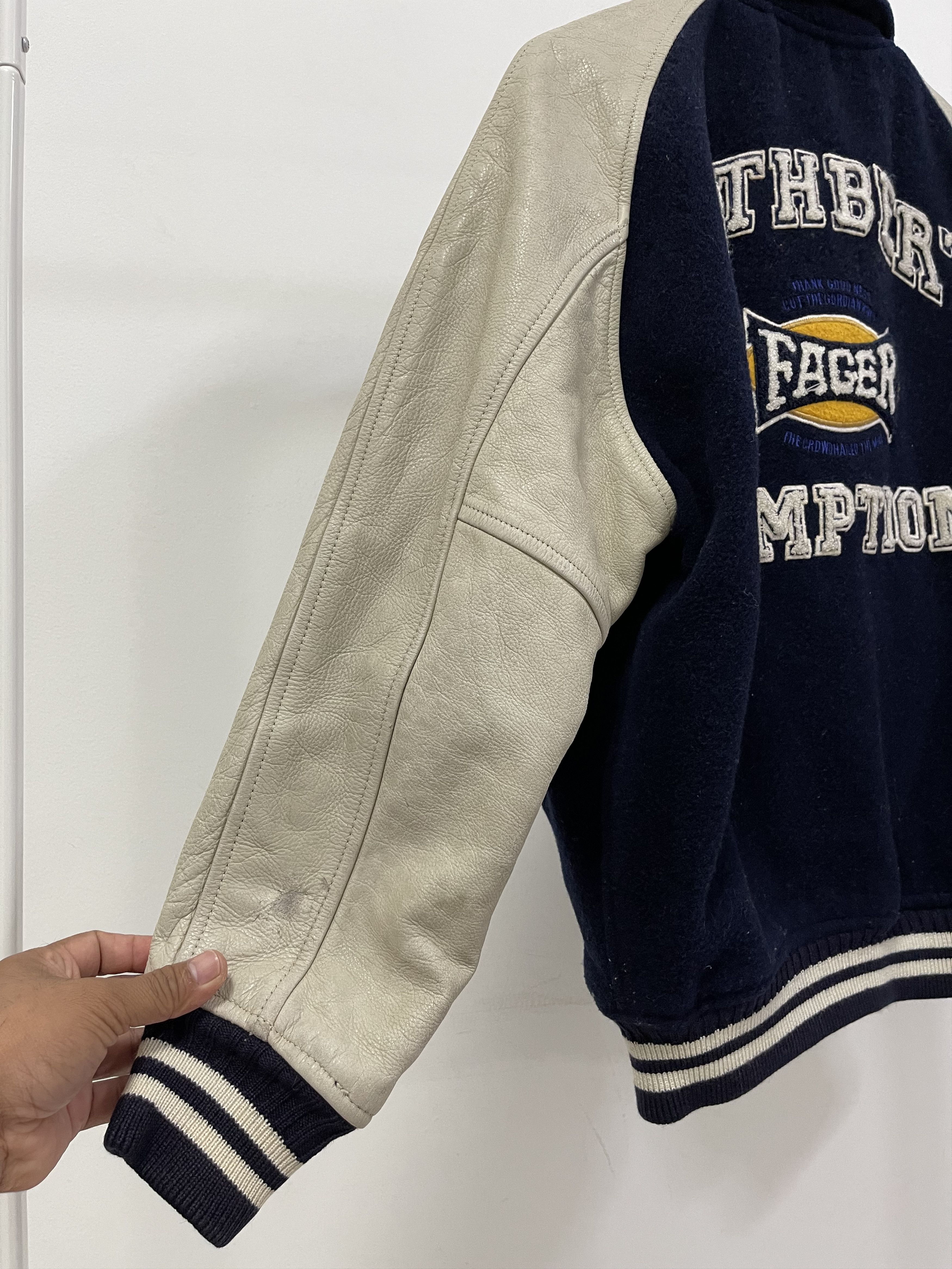 Leather Vintage Machope Modern Ivy Letterman Wool Varsity Jacket Size US M / EU 48-50 / 2 - 6 Thumbnail