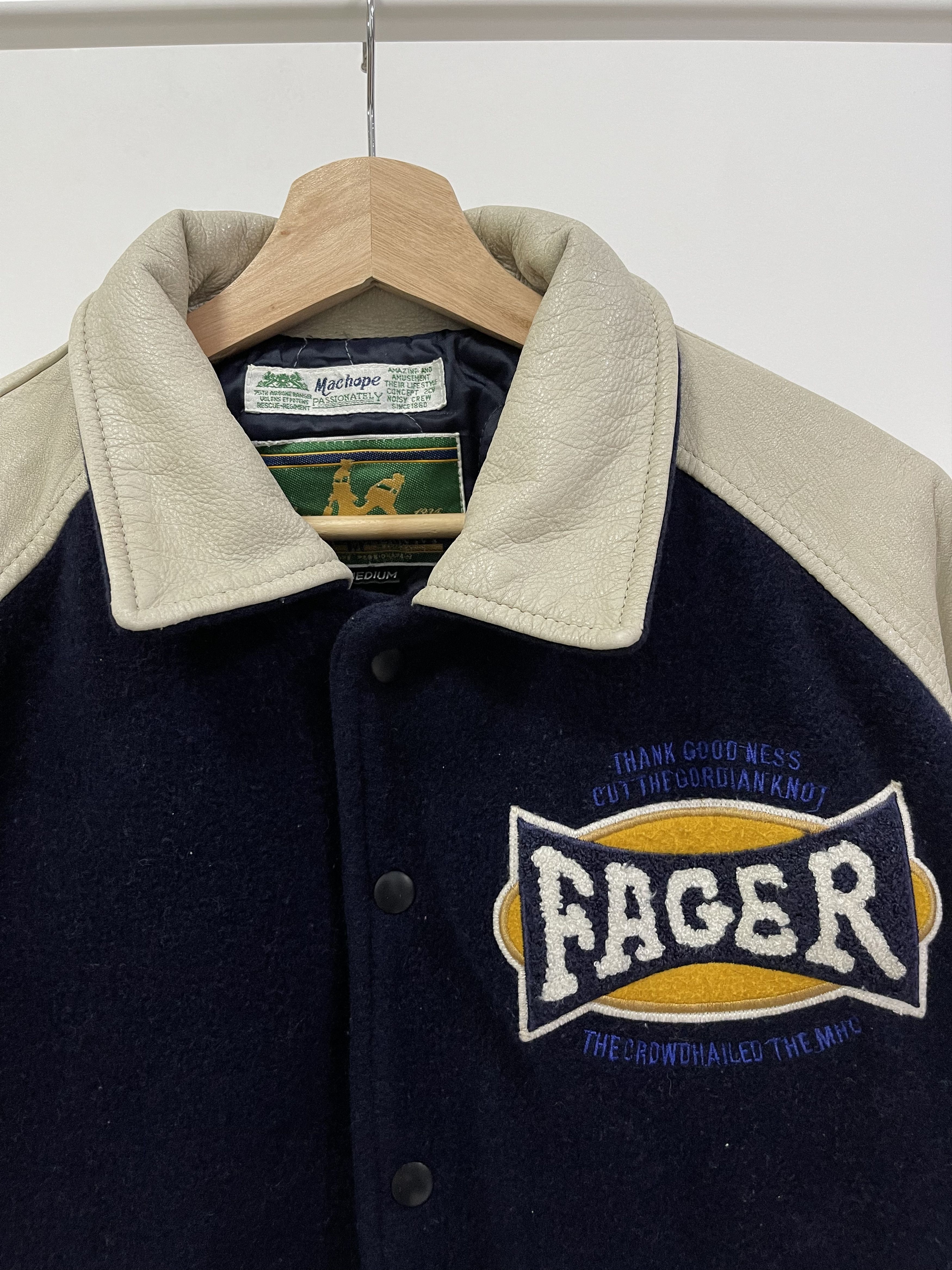 Leather Vintage Machope Modern Ivy Letterman Wool Varsity Jacket Size US M / EU 48-50 / 2 - 8 Thumbnail