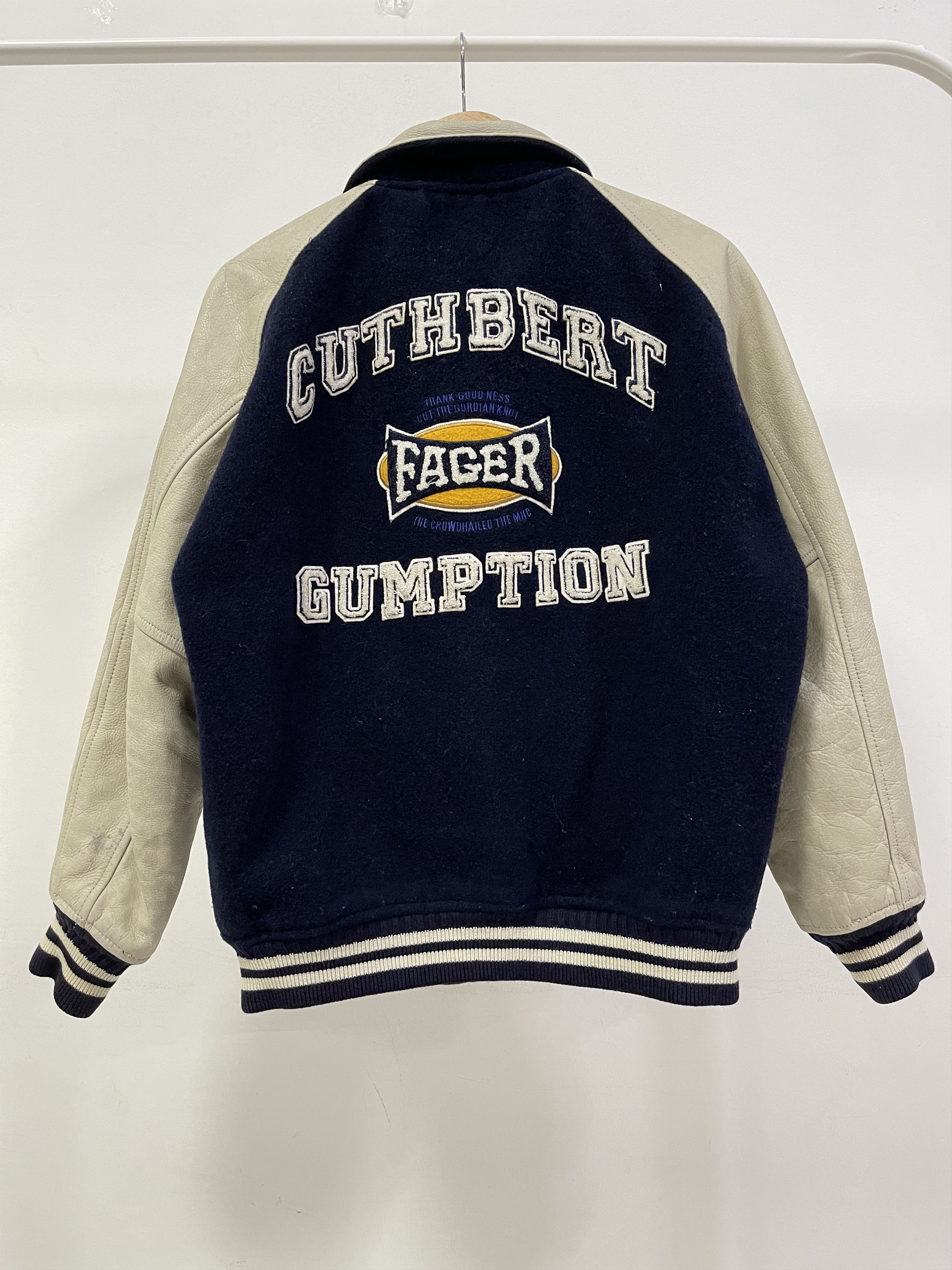 Leather Vintage Machope Modern Ivy Letterman Wool Varsity Jacket Size US M / EU 48-50 / 2 - 1 Thumbnail
