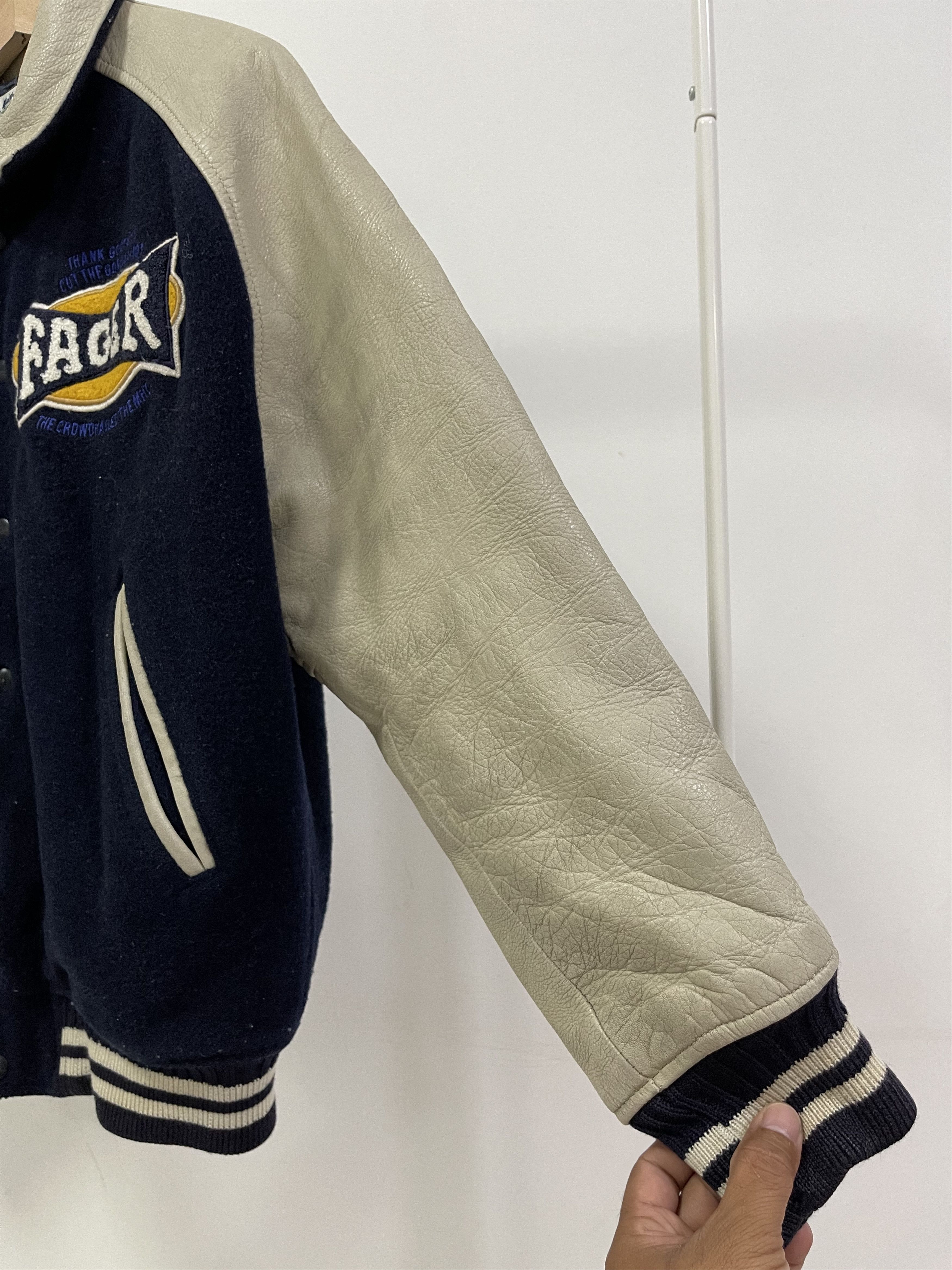 Leather Vintage Machope Modern Ivy Letterman Wool Varsity Jacket Size US M / EU 48-50 / 2 - 11 Thumbnail