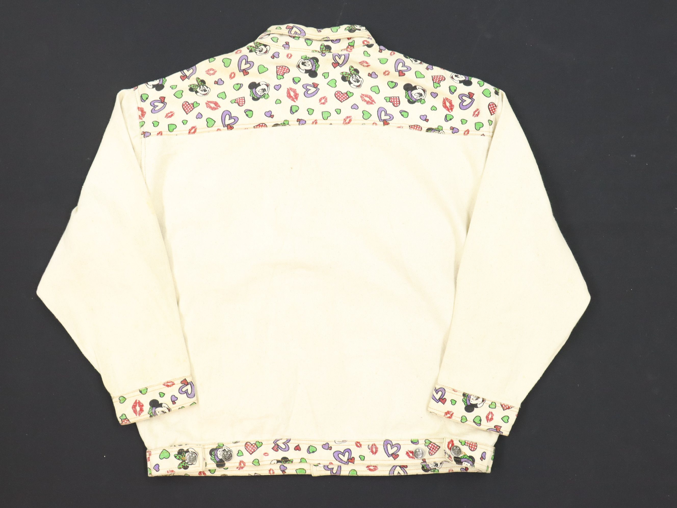 Mickey Mouse × Vintage Denim Jacket Illustration Motif of Mickey Mouse Size US M / EU 48-50 / 2 - 2 Thumbnail