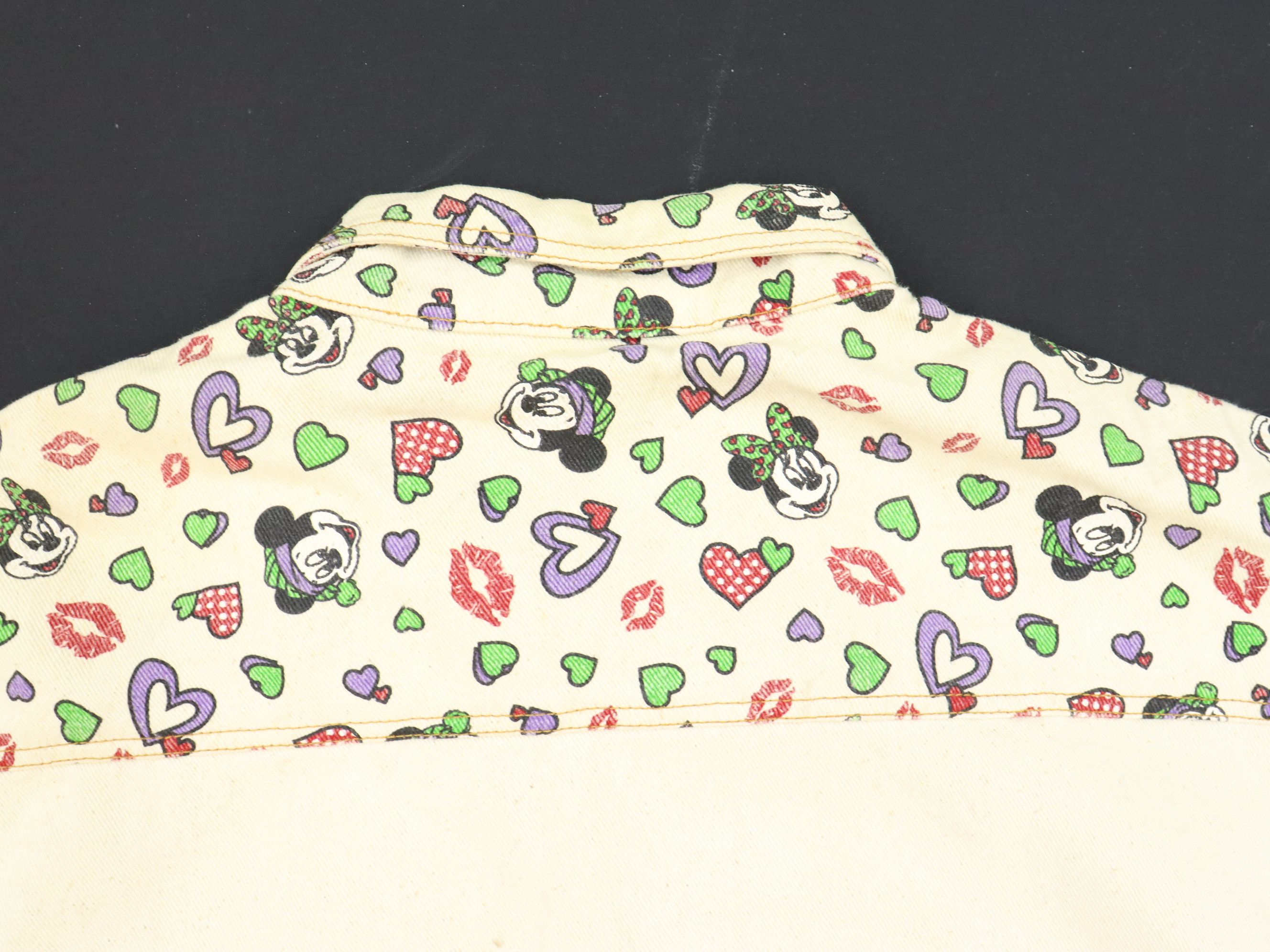 Mickey Mouse × Vintage Denim Jacket Illustration Motif of Mickey Mouse Size US M / EU 48-50 / 2 - 7 Thumbnail
