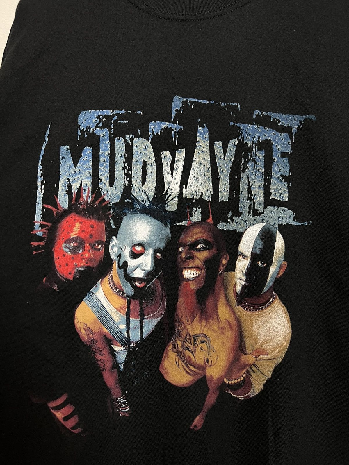 Band Tees 2001 Mudvayne Blue Grape Shirt Vintage NuMetal Band Tees Size US L / EU 52-54 / 3 - 3 Thumbnail