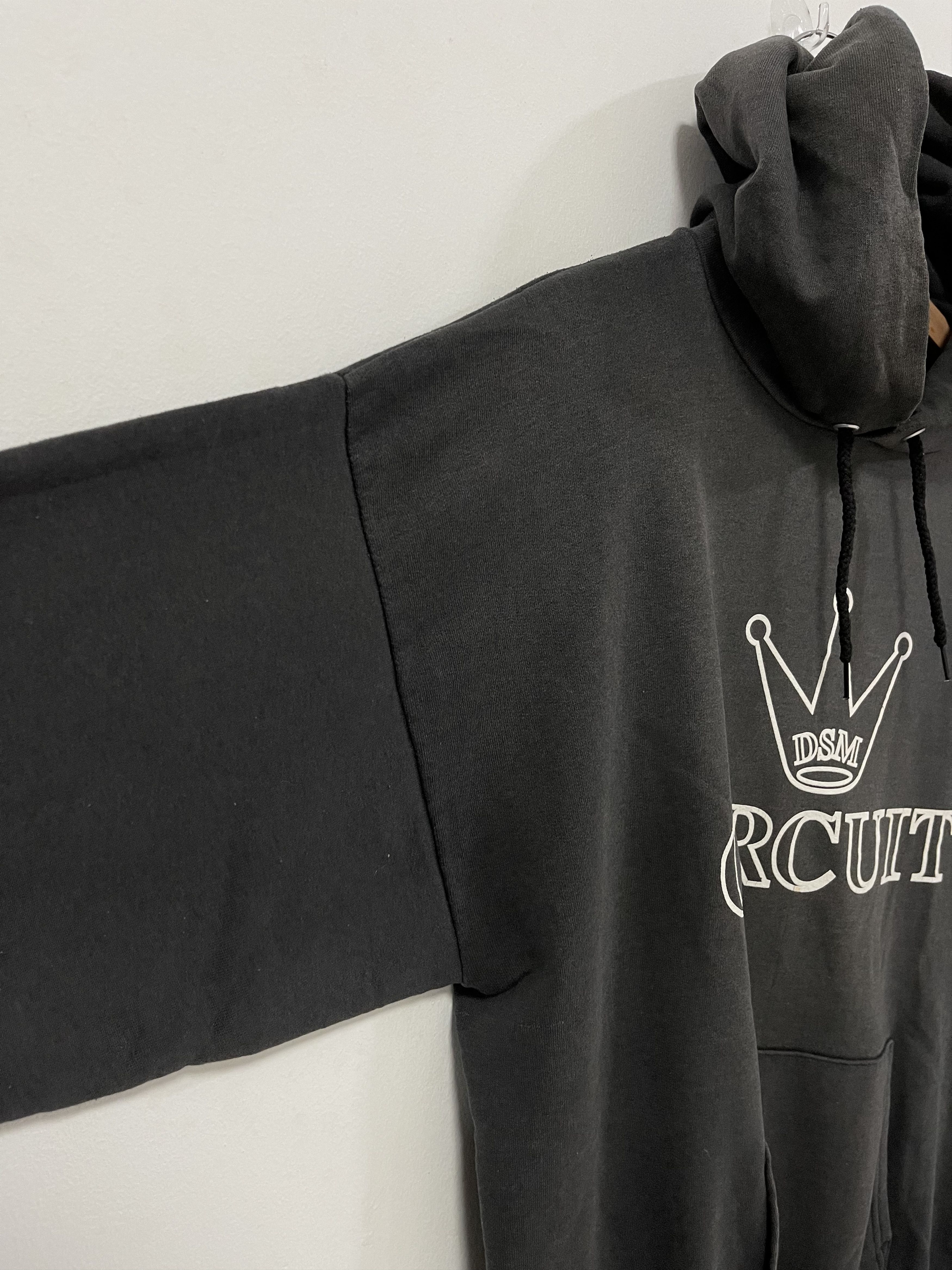 Hanes × Vintage Vintage Hanes Sun Faded Circuit Hoodie Sweatshirt Size US L / EU 52-54 / 3 - 8 Thumbnail