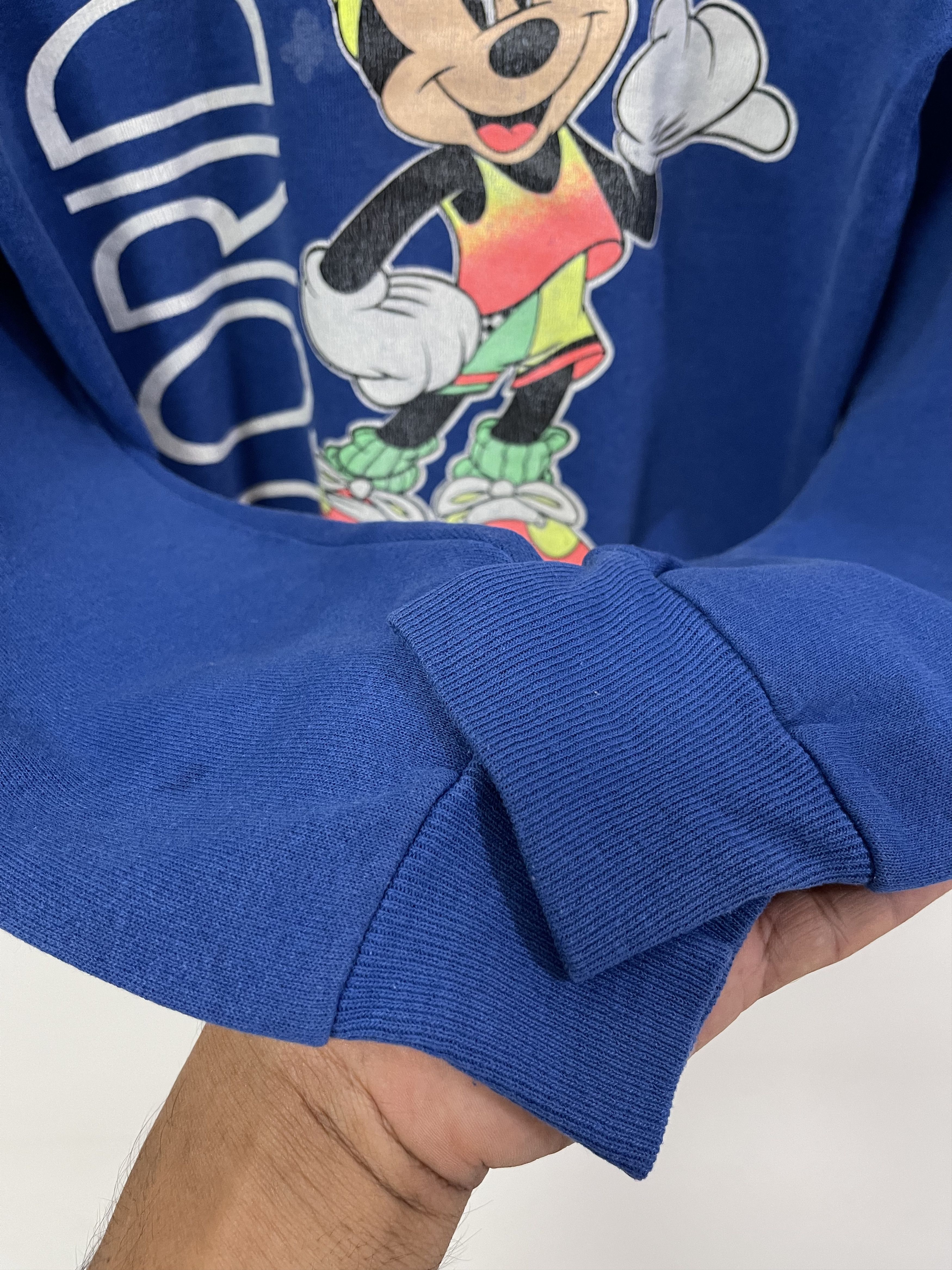 Disney Vintage 90s Velva Sheen Minnie Florida Big Logo Sweatshirt Size M / US 6-8 / IT 42-44 - 6 Thumbnail