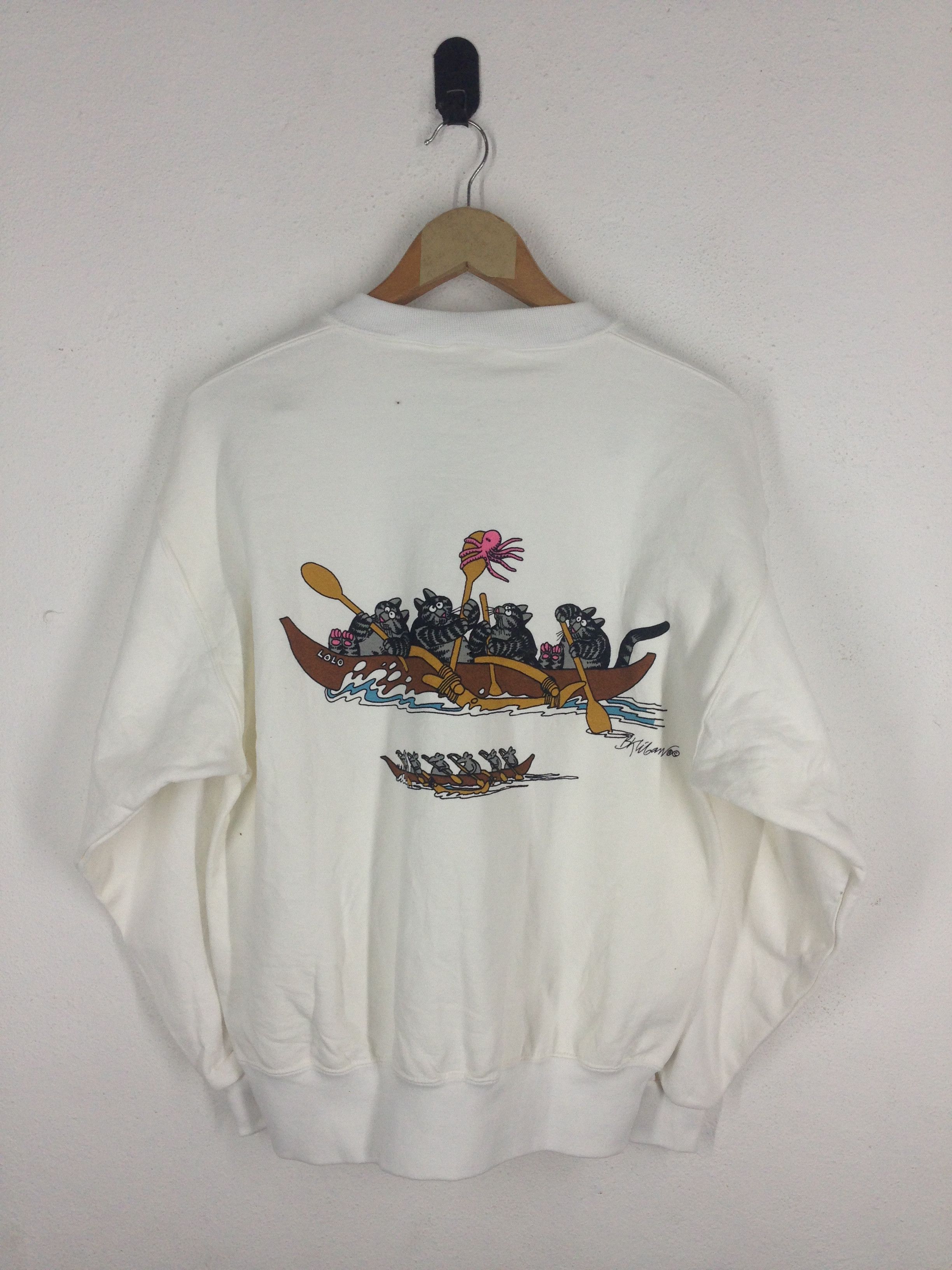 Vintage Vintage Guam Hawaii Crazy Shirt Sweatshirt B Kliban Size US S / EU 44-46 / 1 - 2 Thumbnail