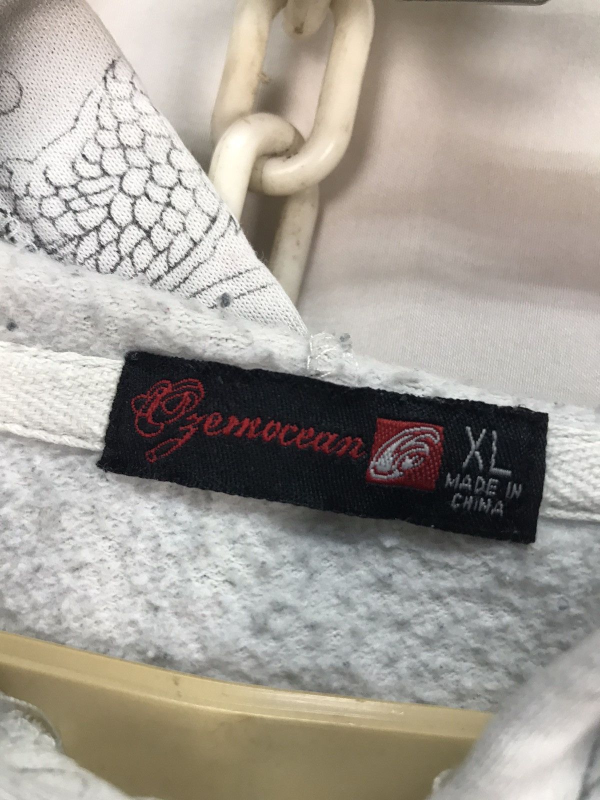 Japanese Brand Fullprint sukajan distressed zipper hoodie Size US L / EU 52-54 / 3 - 3 Thumbnail