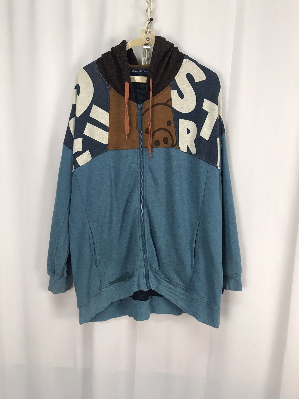 Japanese Brand × Other Drugstore multicolor zipper hoodie Size US L / EU 52-54 / 3 - 10 Thumbnail