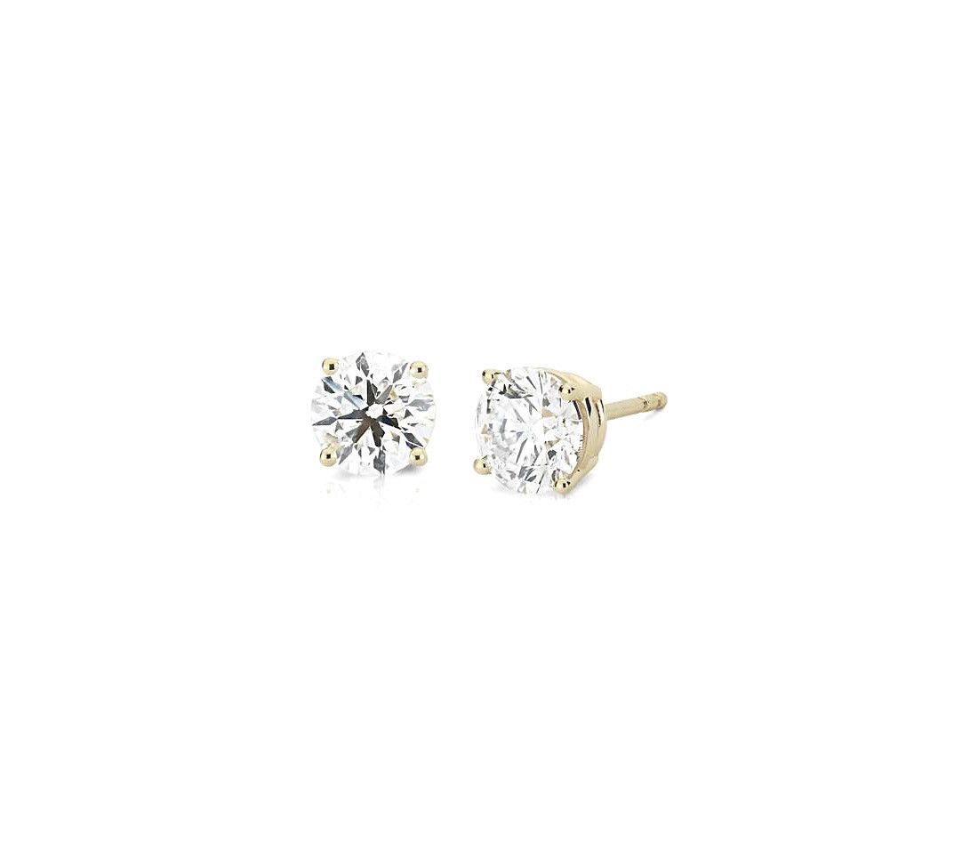 image of Givenchy Gold Stud Earrings, Men's