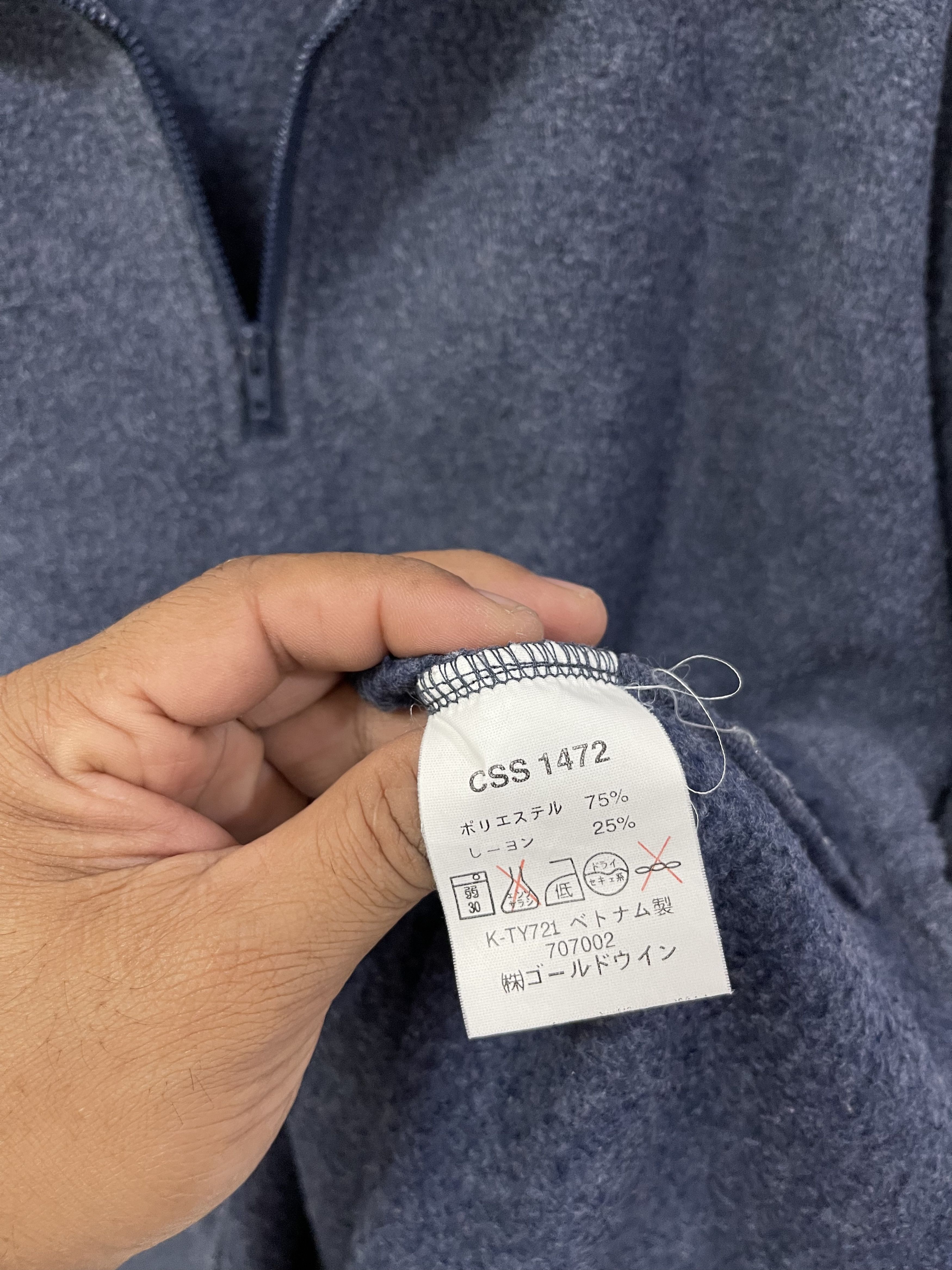 Champion × Vintage Vintage Champion Mini Logo Half Zip Fleece Sweatshirt Size US M / EU 48-50 / 2 - 11 Thumbnail