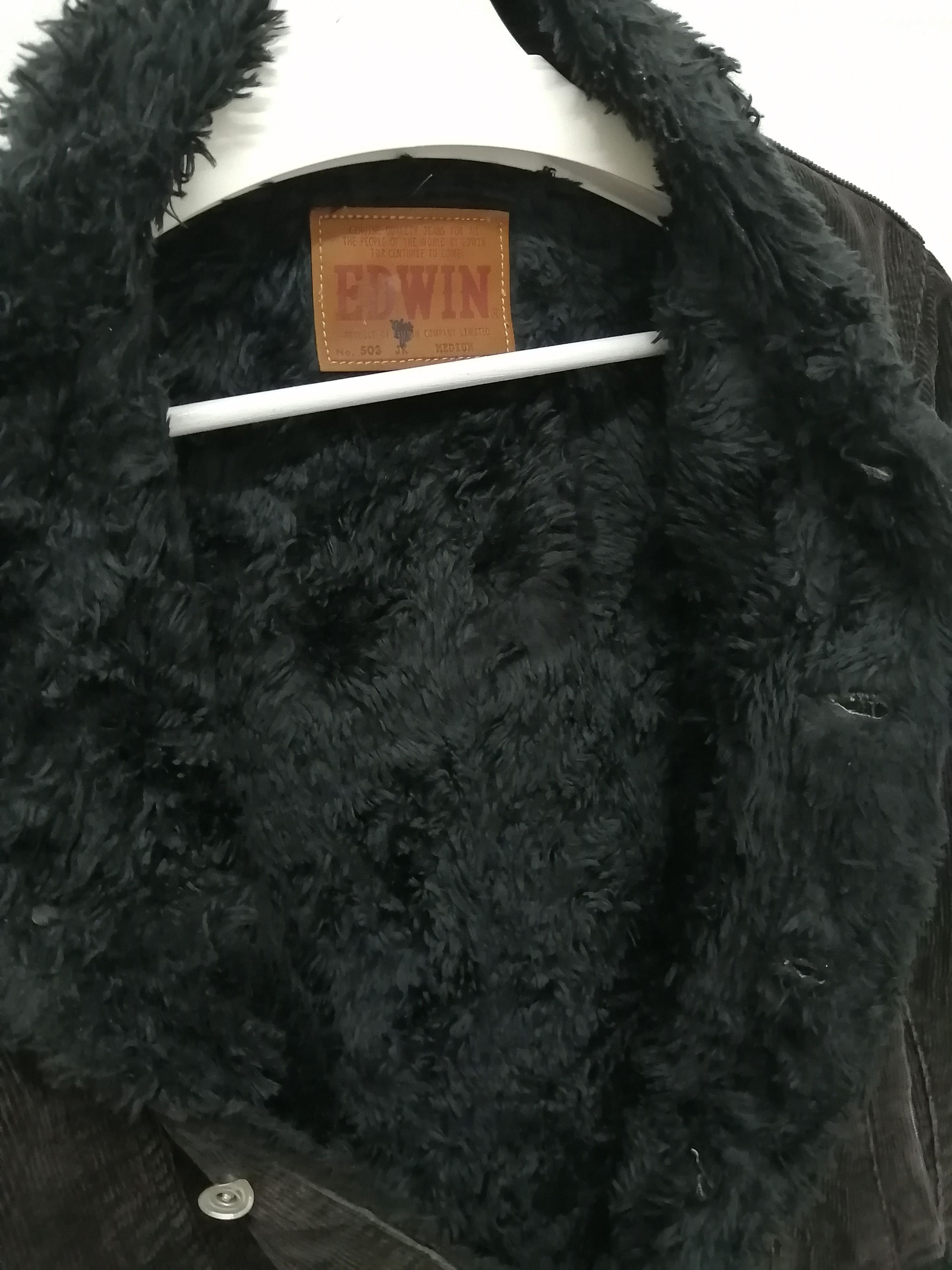 Edwin Vintage EDWIN 503 Sherpa Lining Corduroy Jacket Size US M / EU 48-50 / 2 - 4 Thumbnail