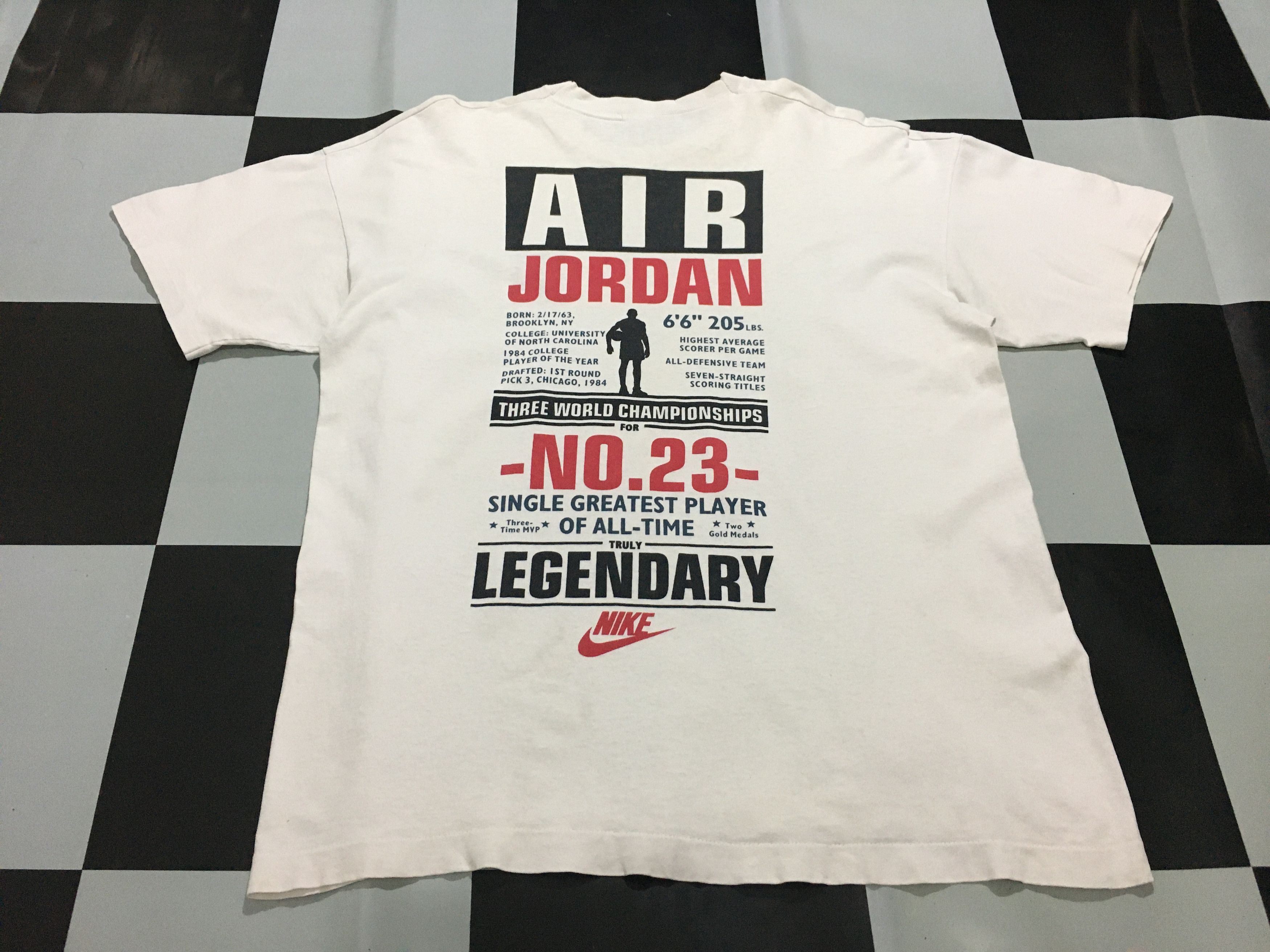 Jordan Brand × Nike × Vintage 🔥 Vintage Nike Shirt Nike Air Jordan Legendary 90s Size US XL / EU 56 / 4 - 2 Thumbnail