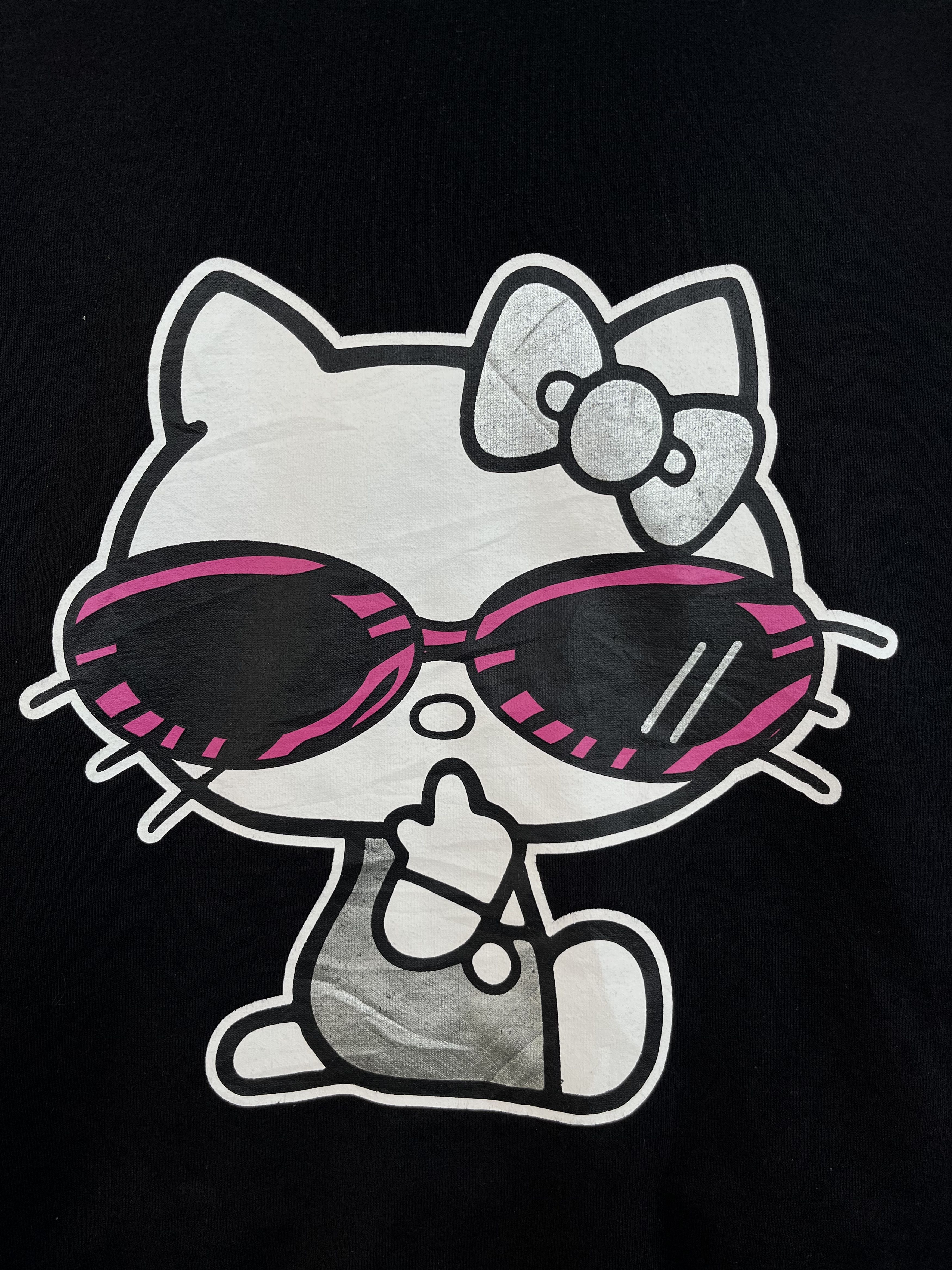 Cartoon Network Y2K Hello Kitty Sweater Hoodie Size XL / US 12-14 / IT 48-50 - 4 Thumbnail