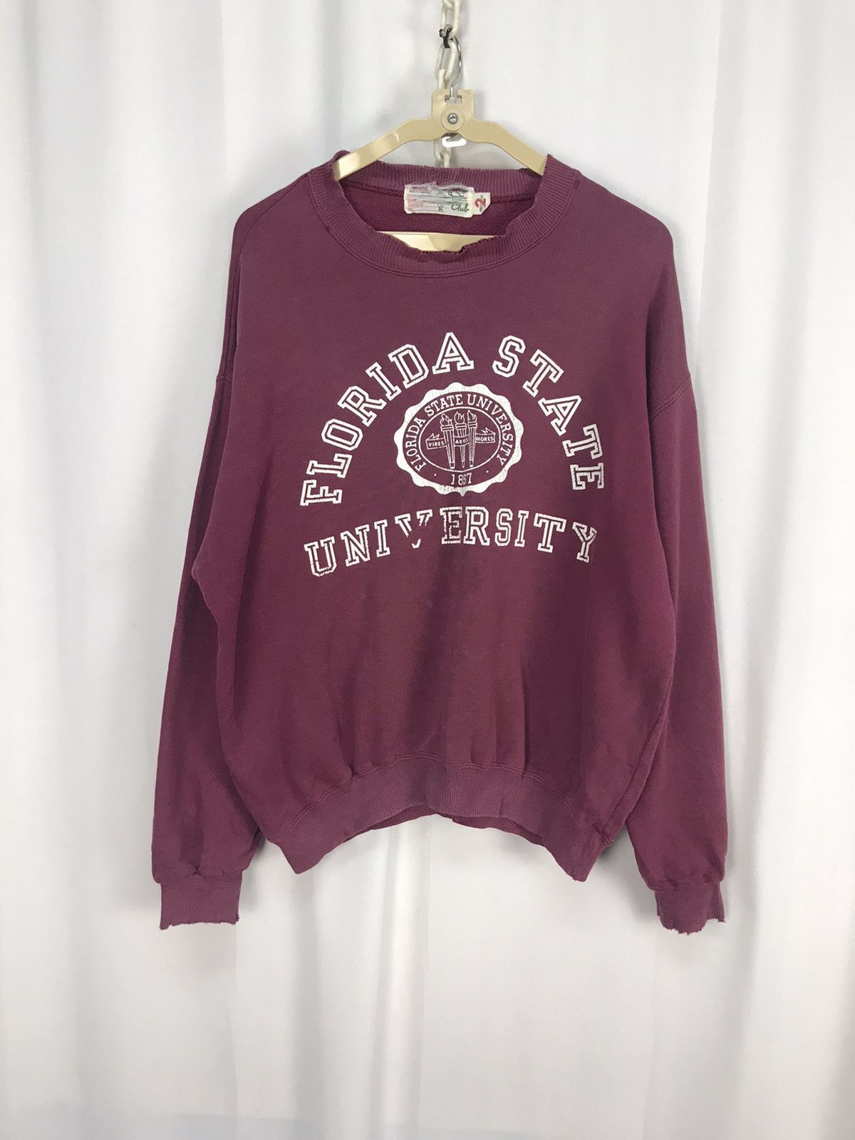 Vintage Vintage Florida state university distressed sweatshirt Size US M / EU 48-50 / 2 - 8 Thumbnail