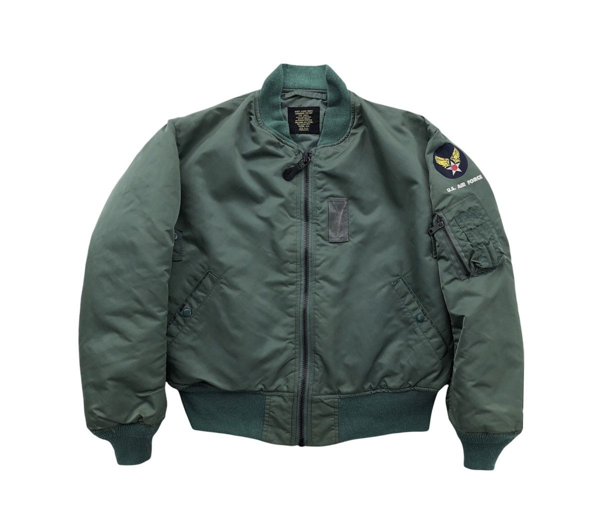 Vintage Vintage U.S Air Force Flying Jacket Man's Intermediate Ma-1 Size US L / EU 52-54 / 3 - 4 Thumbnail
