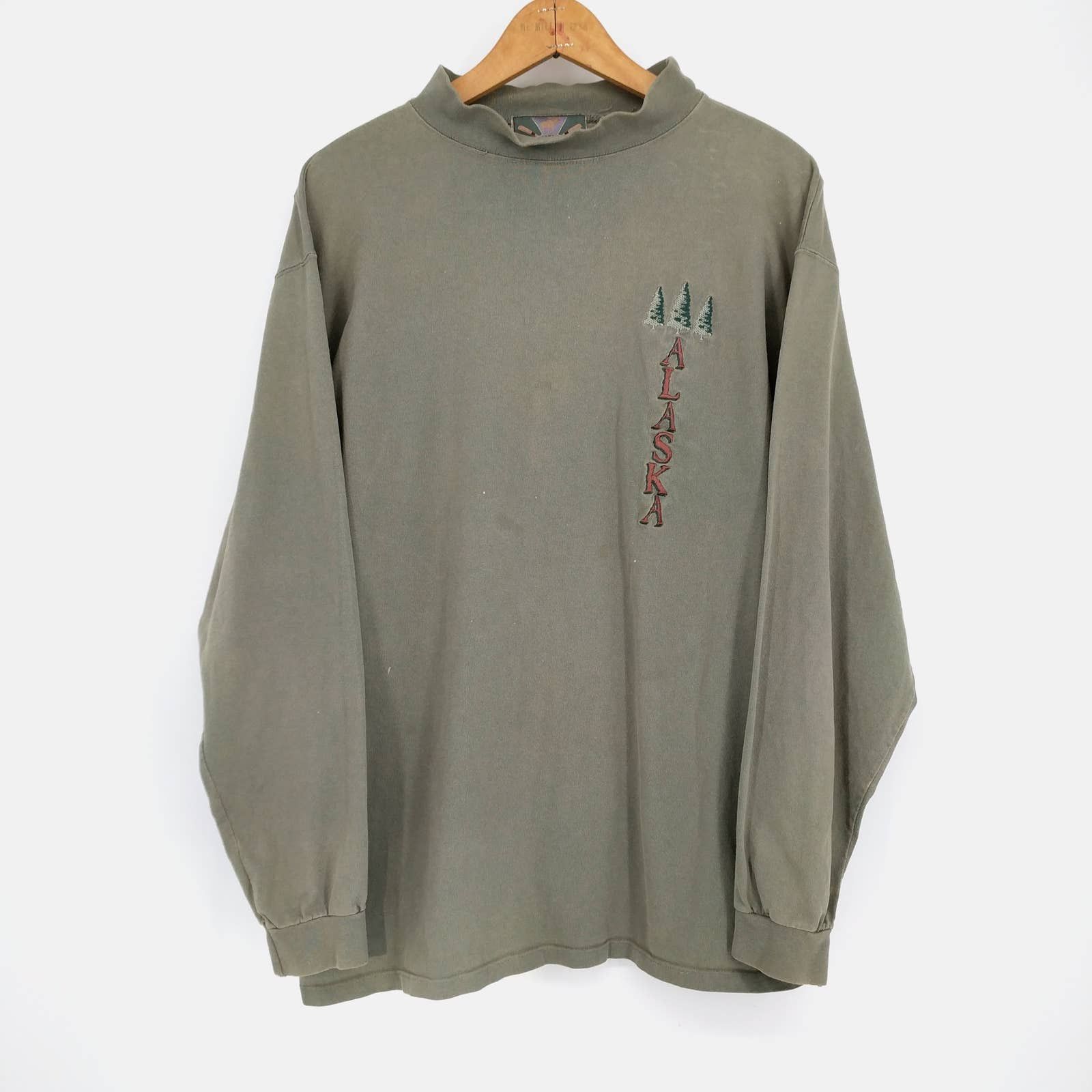 Other × Vintage Vintage Alaska Distressed Nature Long Sleeve T-Shirt USA M Size US M / EU 48-50 / 2 - 1 Thumbnail