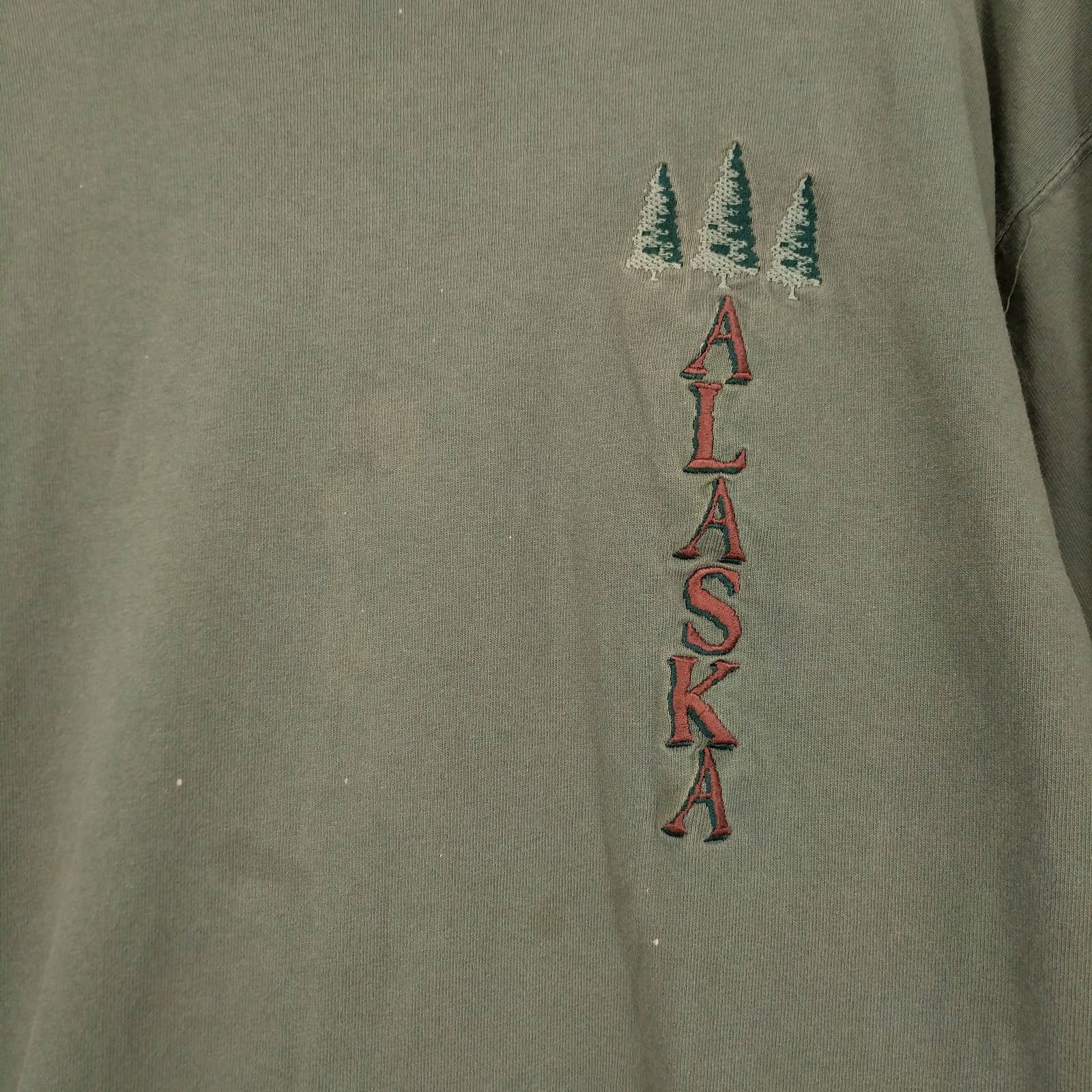 Other × Vintage Vintage Alaska Distressed Nature Long Sleeve T-Shirt USA M Size US M / EU 48-50 / 2 - 2 Thumbnail