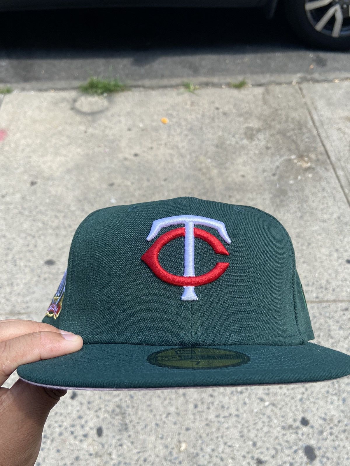Hat Club × MLB × New Era 7 1/2 Minnesota Twins Green Eggs and Ham UV Pink New Era Size ONE SIZE - 4 Thumbnail