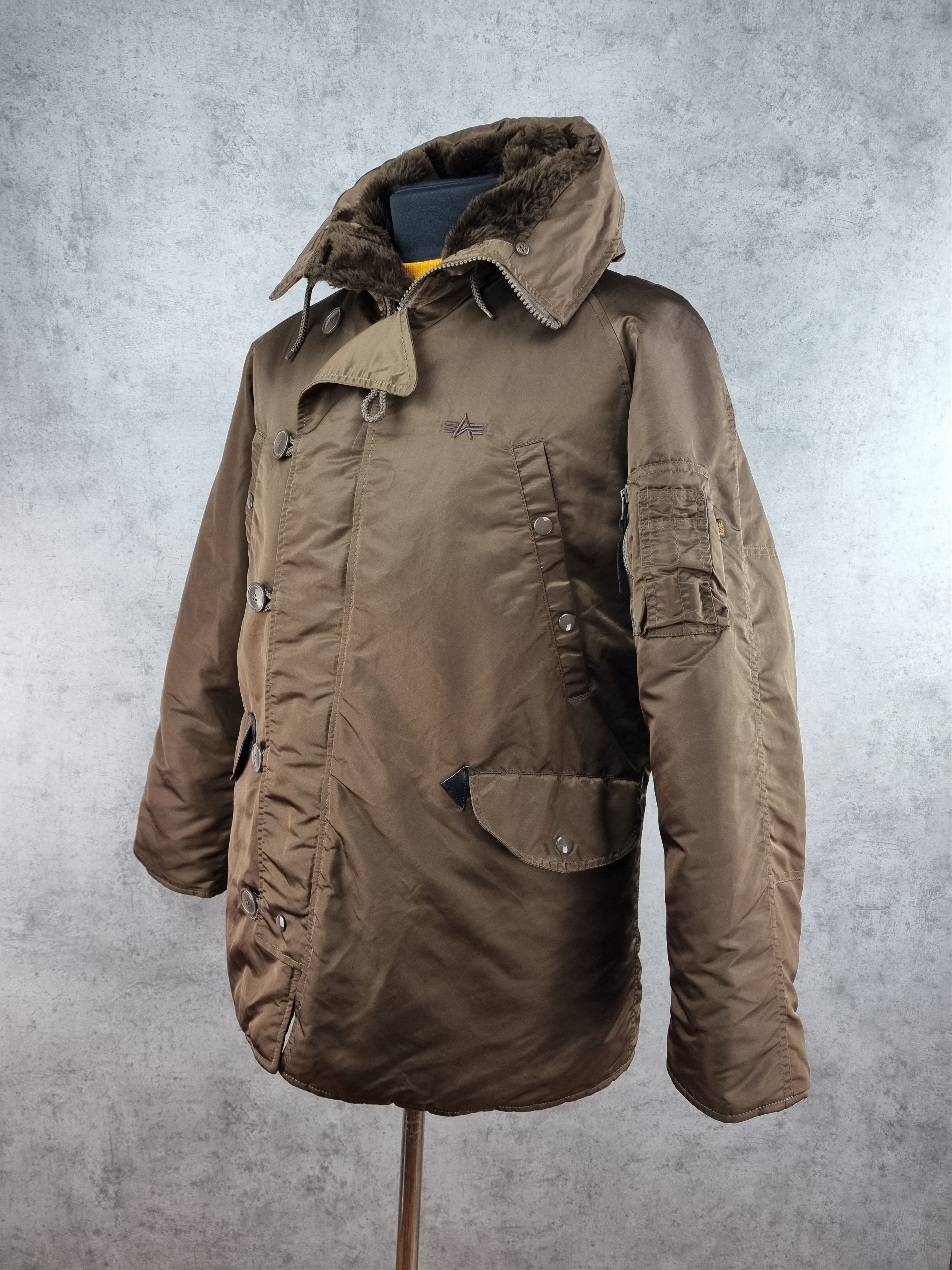 Alpha Industries × Japanese Brand Extreme Cold Alpha Industries Parka Type N3B in Brown Size US L / EU 52-54 / 3 - 4 Thumbnail