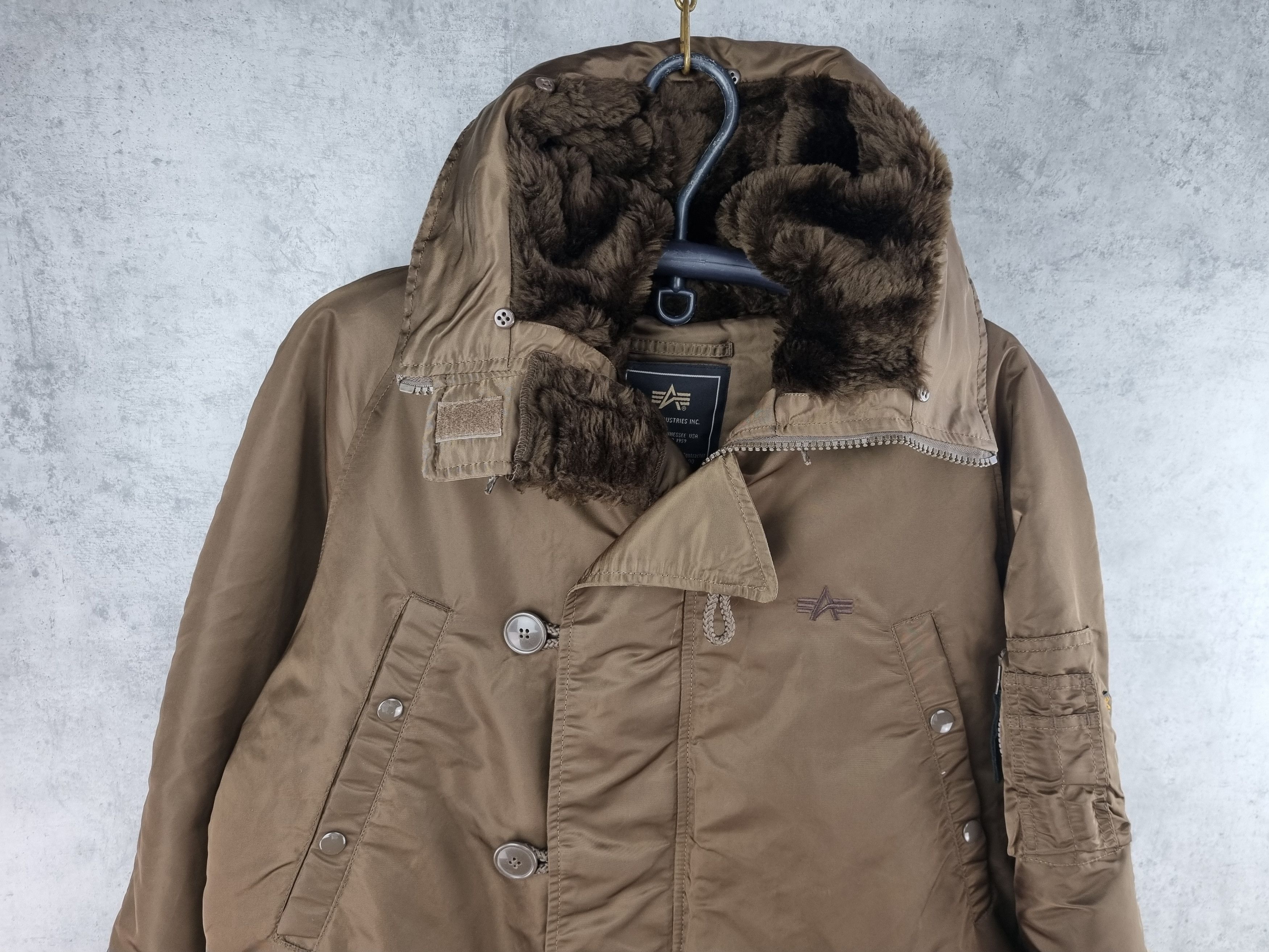 Alpha Industries × Japanese Brand Extreme Cold Alpha Industries Parka Type N3B in Brown Size US L / EU 52-54 / 3 - 2 Thumbnail