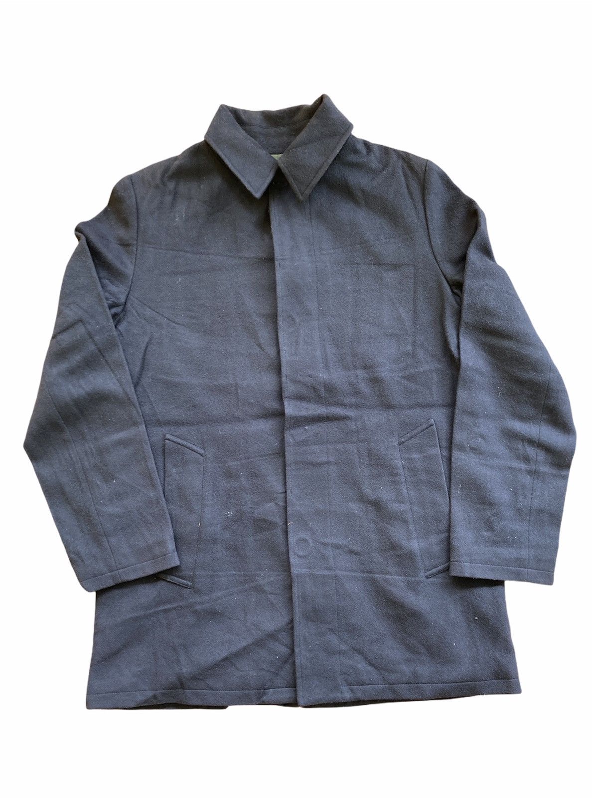 A.P.C. A.P.C NAVY WOOL JACKET Size US S / EU 44-46 / 1 - 1 Thumbnail