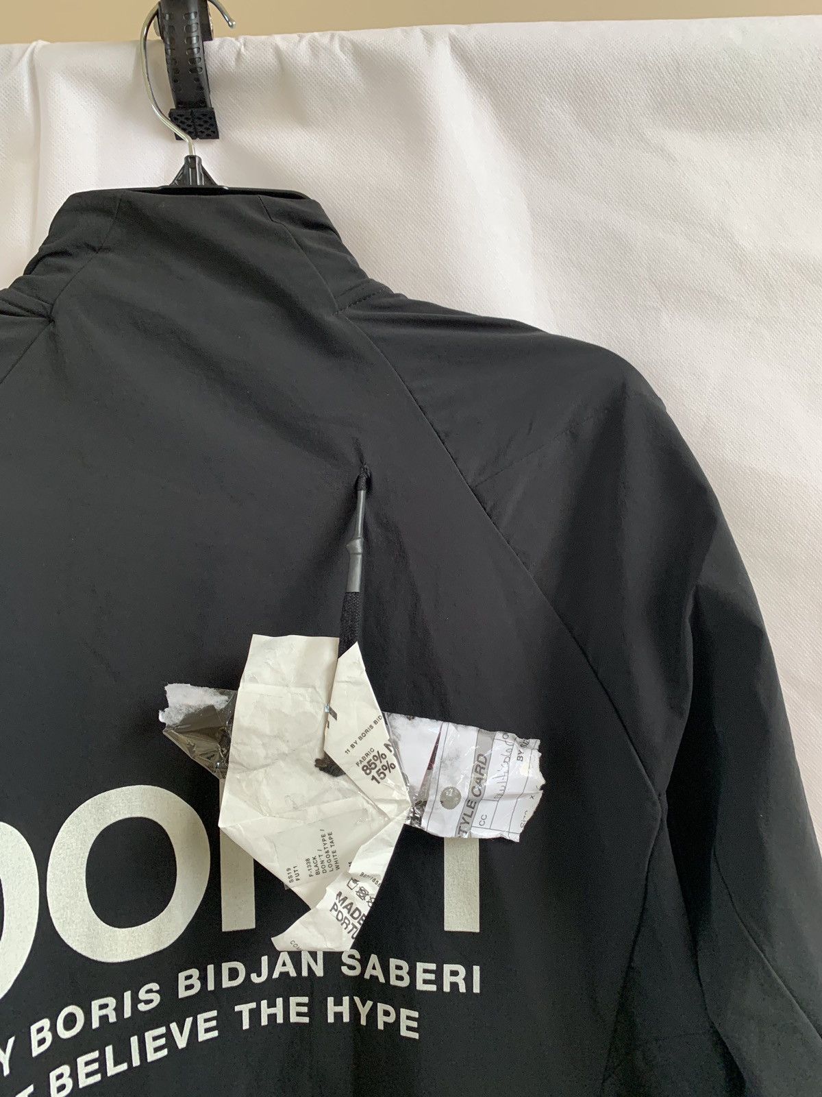 11 By Boris Bidjan Saberi SS19 F-1338 Bomber in Black Size US M / EU 48-50 / 2 - 12 Thumbnail