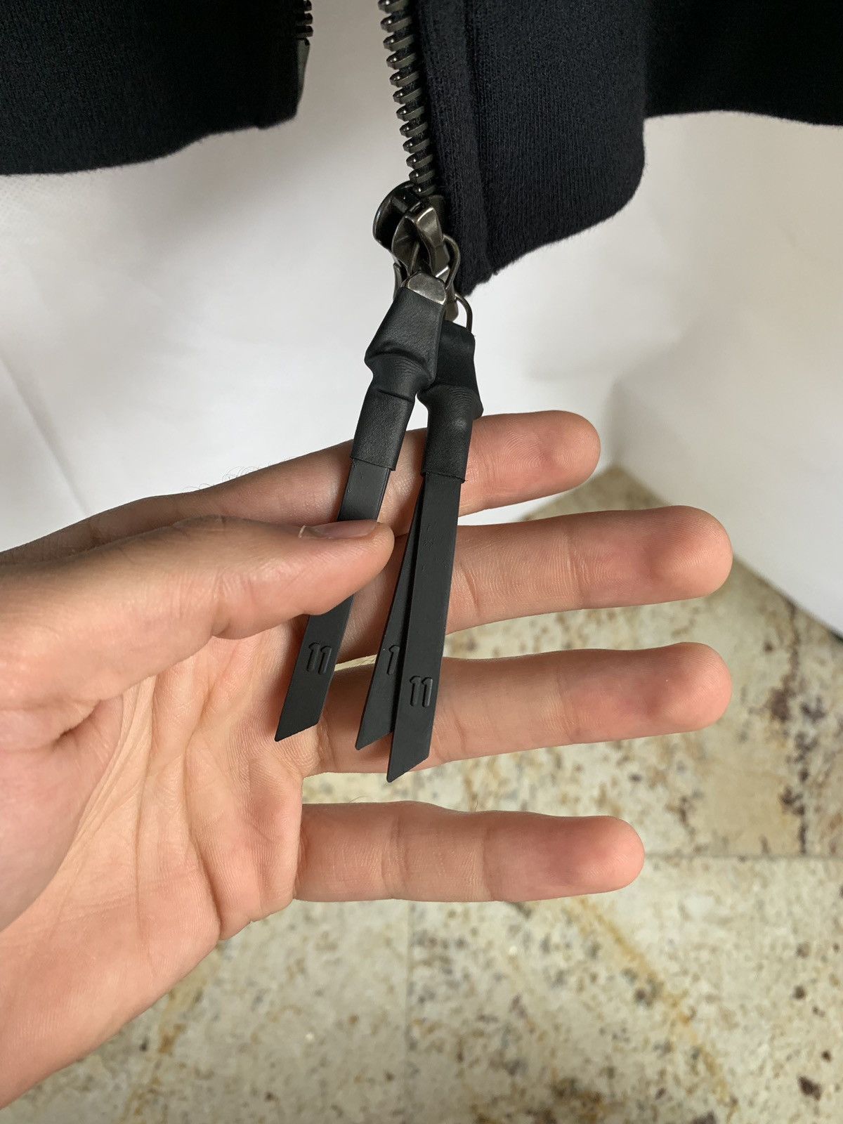 11 By Boris Bidjan Saberi SS19 F-1338 Bomber in Black Size US M / EU 48-50 / 2 - 7 Thumbnail