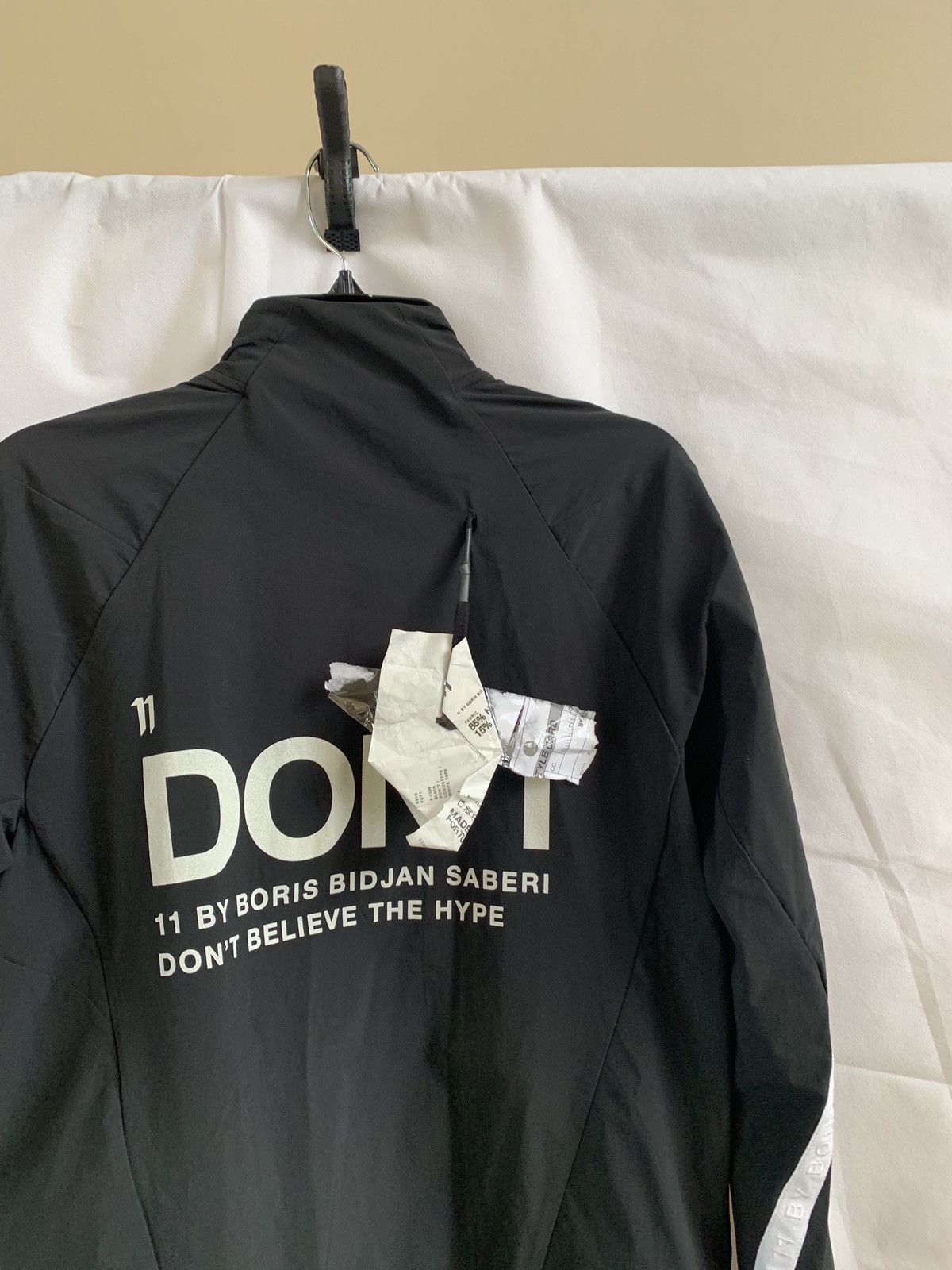 11 By Boris Bidjan Saberi SS19 F-1338 Bomber in Black Size US M / EU 48-50 / 2 - 11 Thumbnail
