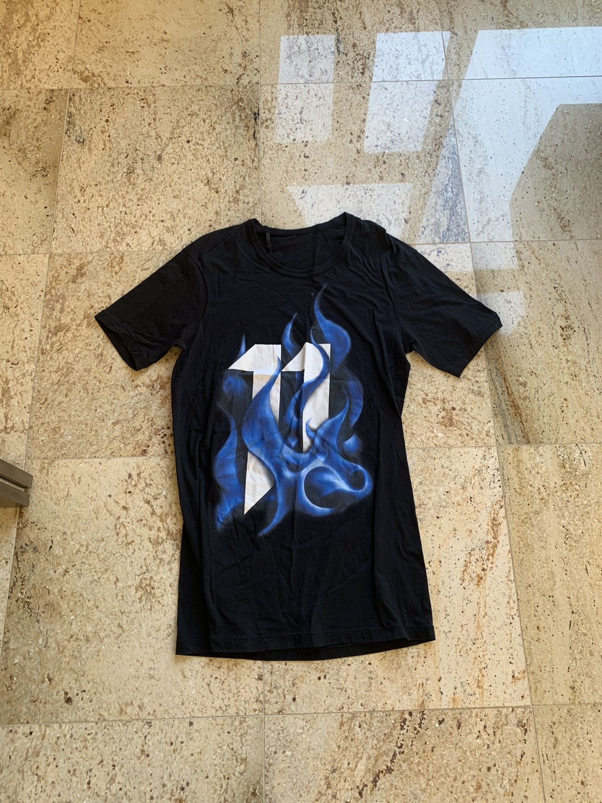 11 By Boris Bidjan Saberi Blue Flame Tee, SS Size US XL / EU 56 / 4 - 5 Thumbnail