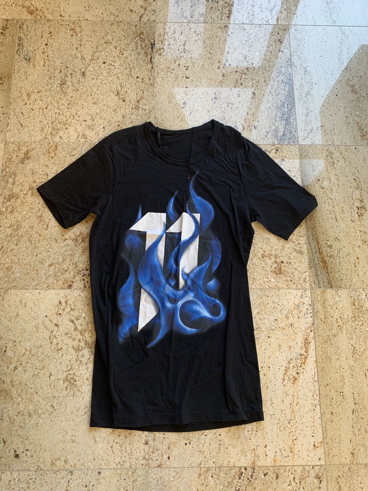 11 By Boris Bidjan Saberi Blue Flame Tee, SS Size US XL / EU 56 / 4 - 4 Thumbnail