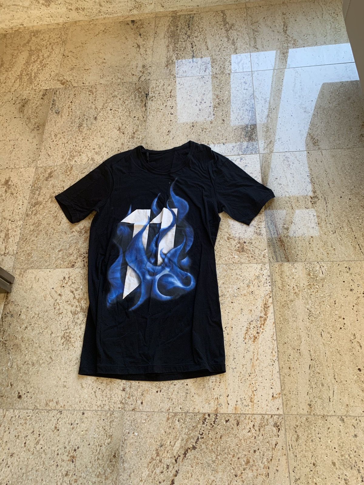11 By Boris Bidjan Saberi Blue Flame Tee, SS Size US XL / EU 56 / 4 - 3 Thumbnail
