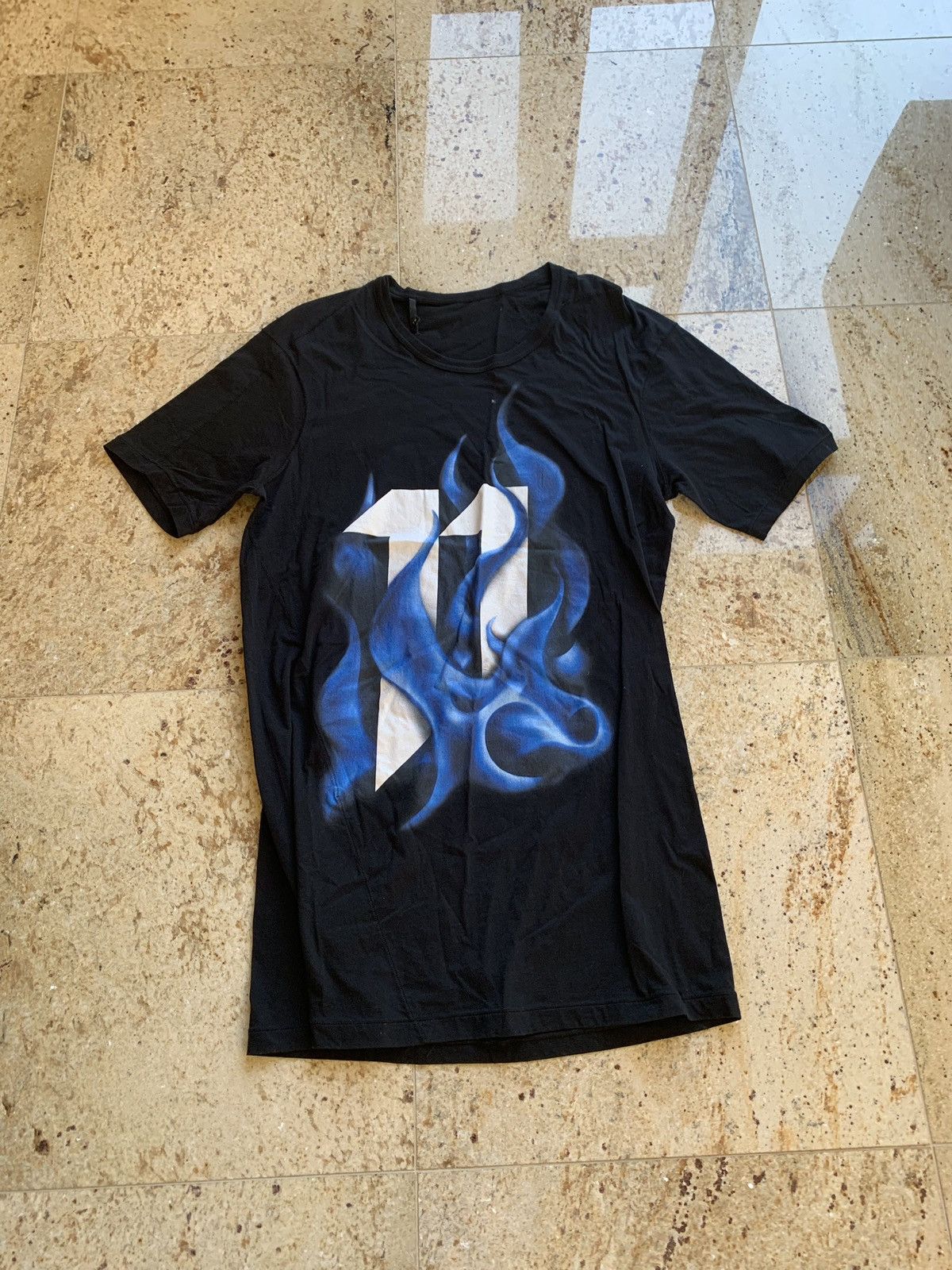11 By Boris Bidjan Saberi Blue Flame Tee, SS Size US XL / EU 56 / 4 - 1 Thumbnail
