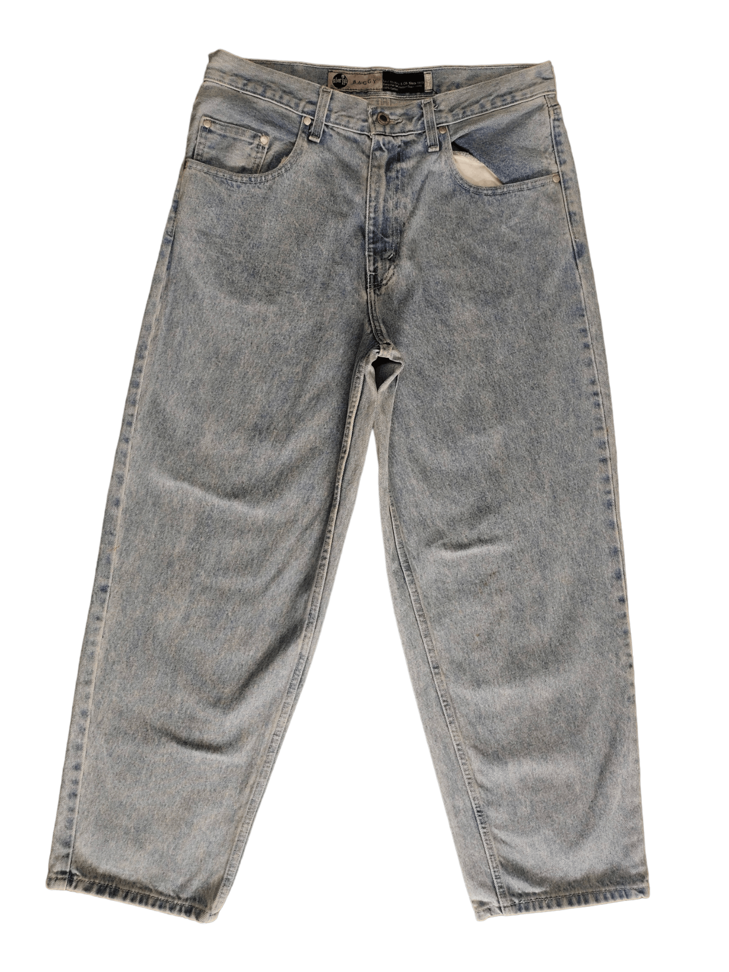 image of Baggy Jeans Levis Silver Tab Baggy Wide Jnco Style Y2K, Men's (Size 33)