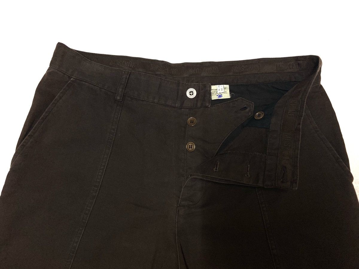 Designer × Moschino Vintage Mochino Peace Icon Logo Classic Trouser Pants Size US 34 / EU 50 - 3 Thumbnail
