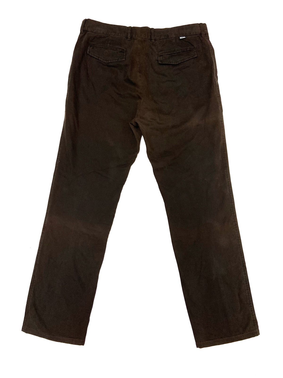 Designer × Moschino Vintage Mochino Peace Icon Logo Classic Trouser Pants Size US 34 / EU 50 - 2 Thumbnail
