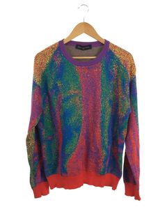 Louis Vuitton VVIP Limited FW'20 Cloud Hand-knit jacquard crewneck