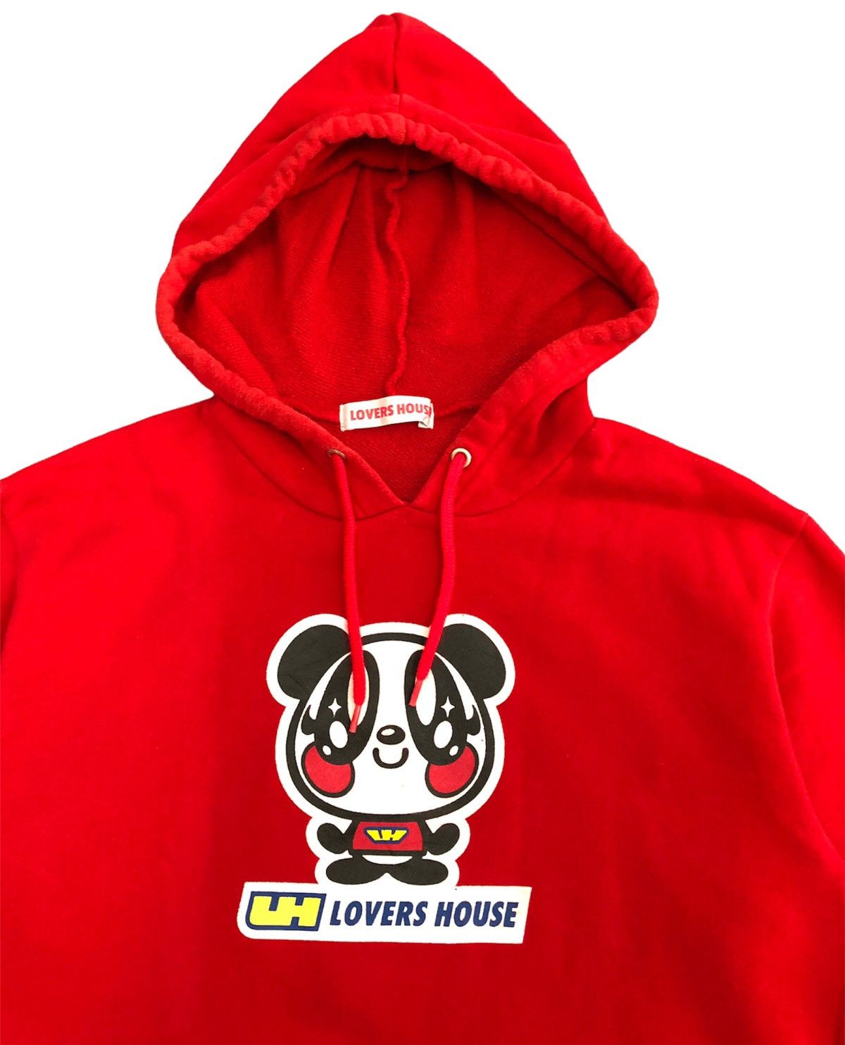 image of Angel Blue x Beauty Beast 1990S Lover House By Super Lover Japan Hoodie in Red, Men's (Size Small)