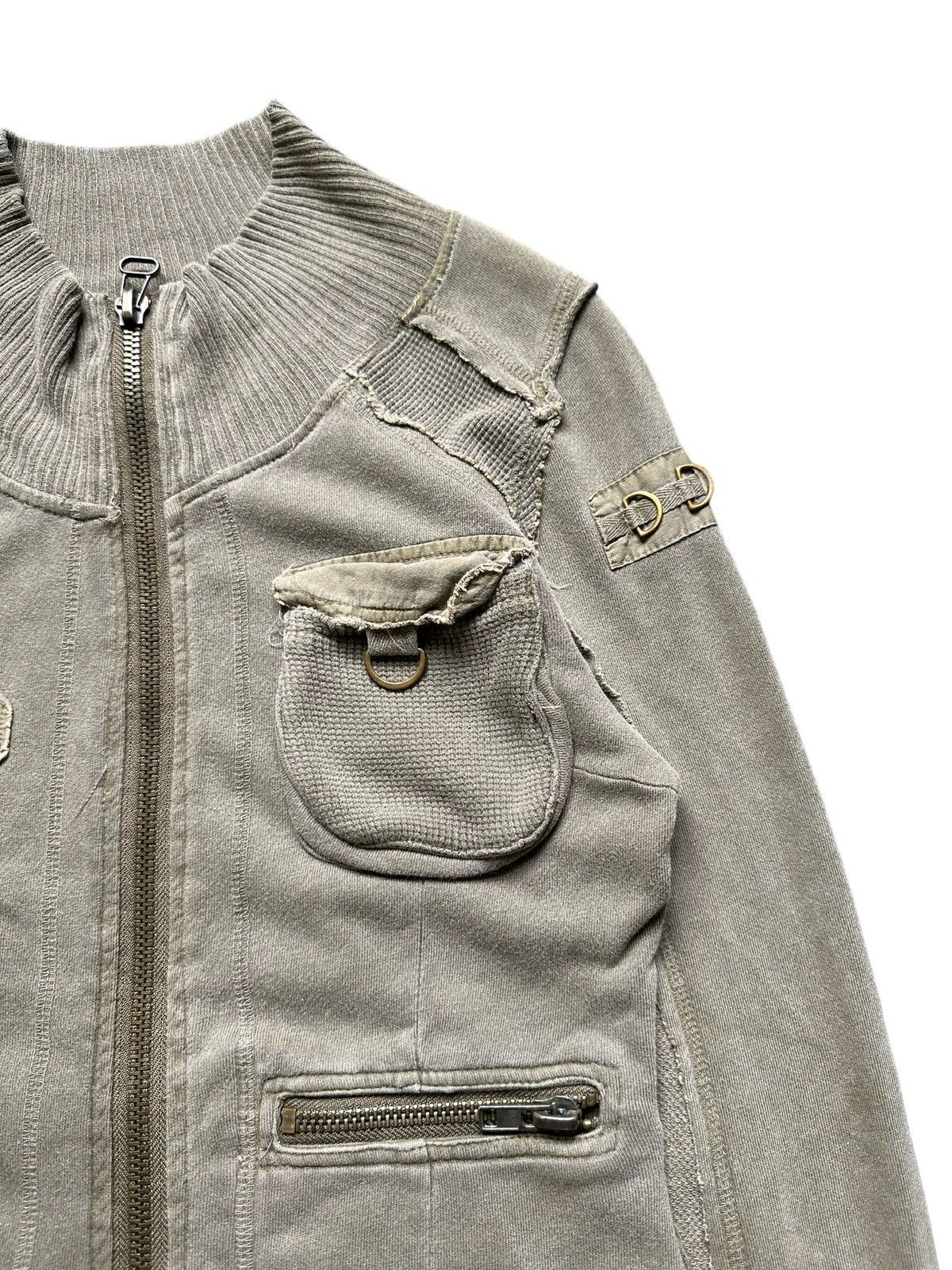Cook Jeans 00s Cook Jeans Avant-garde cotton zipper jacket Size US M / EU 48-50 / 2 - 5 Thumbnail